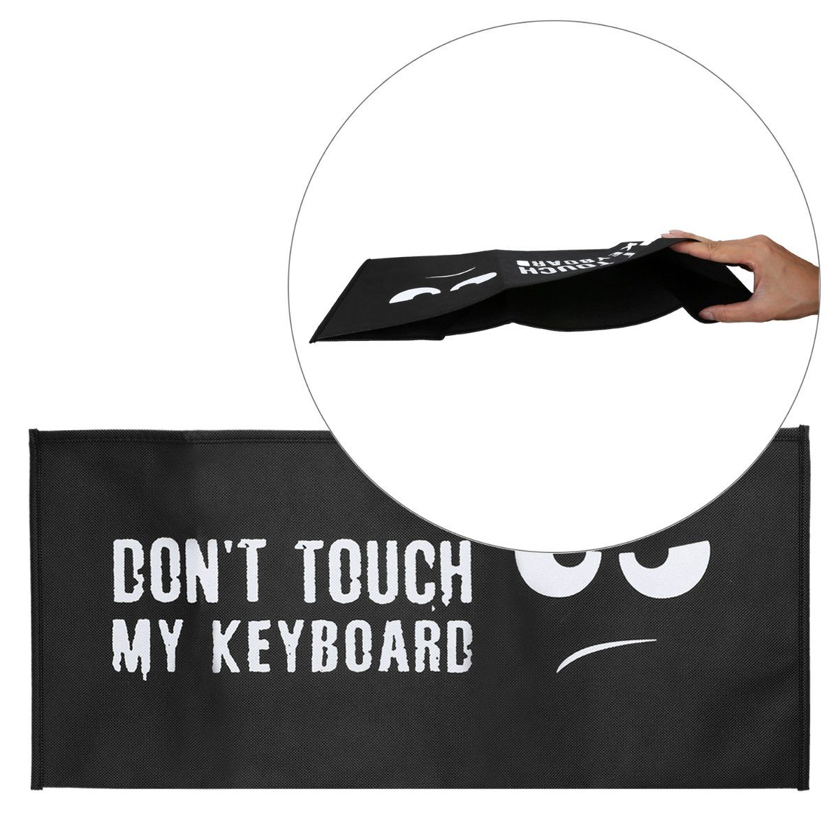 kwmobile Etui Hülle für Universal Keyboard (L), PC Tastatur Schutzhülle - Keyboard Staub Cover Case – Bild 4 von 5