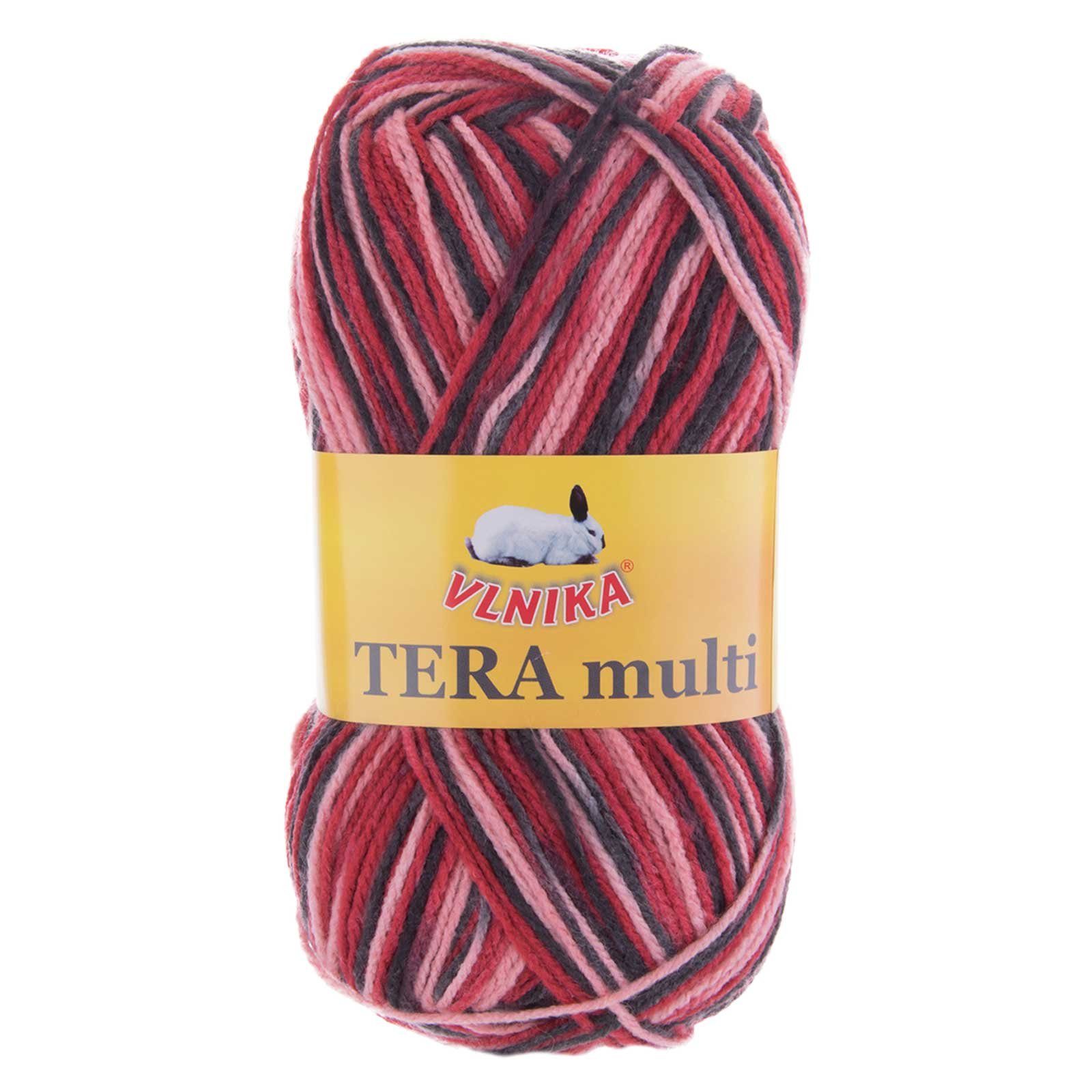 Gründl Lisa Premium Color Garn - 10 Knäuel à 50g/133m, Farbverlauf Polyacryl Für Strick & Häkel