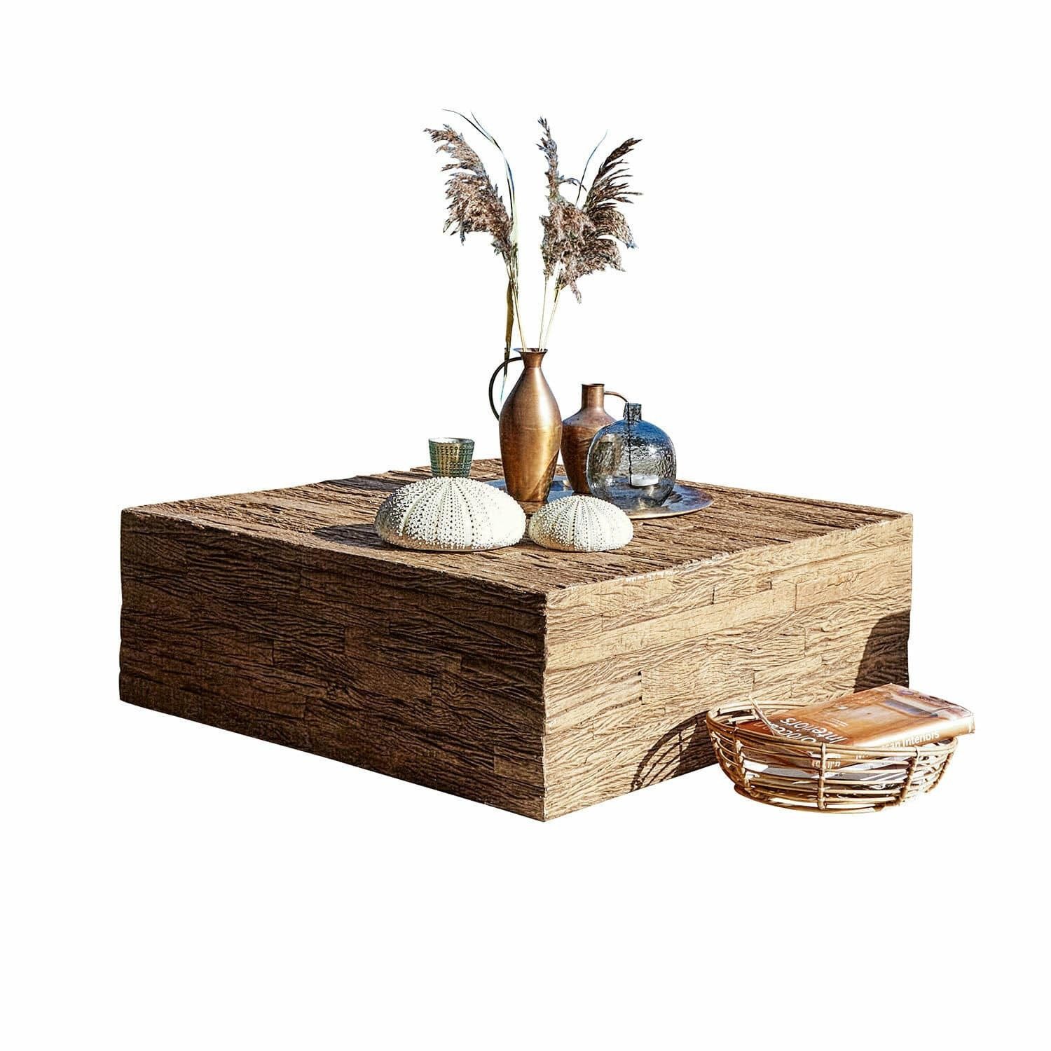 Mirabeau Gartentisch Couchtisch Glâne braun