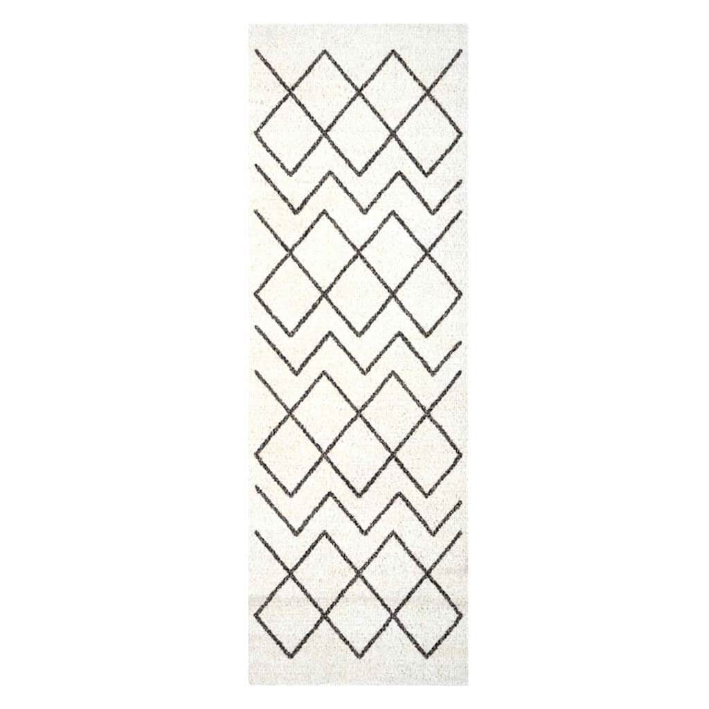 vidaXL Fußmatte Küchen Teppich Weiß 180 günstig online kaufen