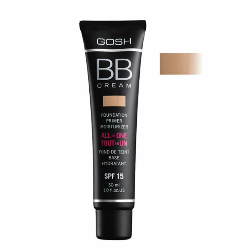 GOSH BB-Creme BB Cream Foundation Primer Moisturizer 03 Warm Beige 30ml