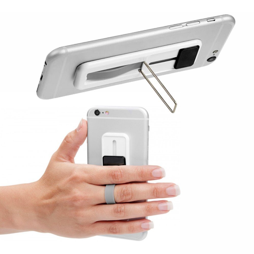 MAVURA CleverPad 2in1 Handy Smartphone Fingerhalter Ständer Handy