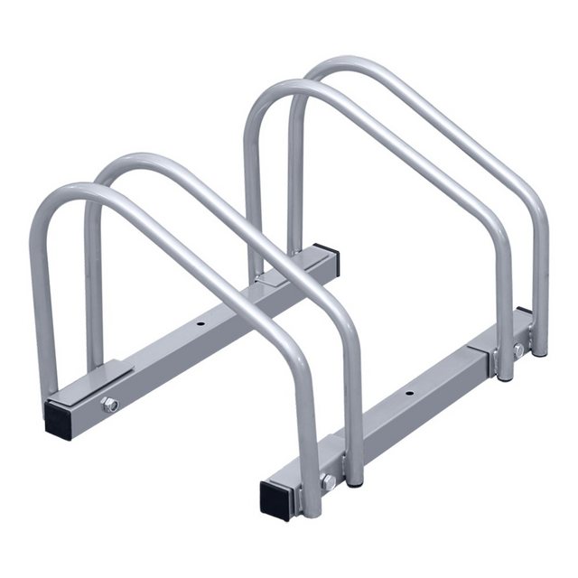 Clanmacy Fahrradständer “2-6 Fahrräder Stahl Aufstellständer Fahrrad Bodenständer Fahrrdhalter” (1-St)