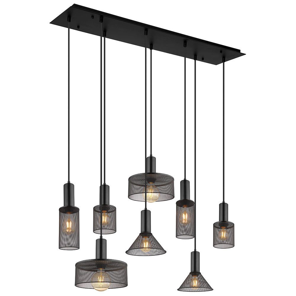 Esszimmerlampe Pendelleuchte, Hängeleuchte nicht Deckenlampe Pendelleuchte Leuchtmittel 8-Flammig etc-shop inklusive,