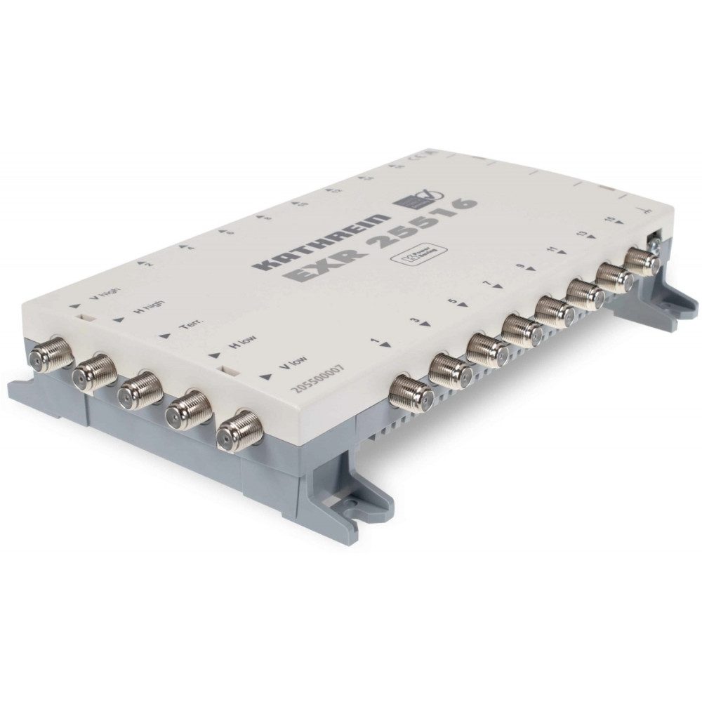Kathrein Audio / Video Matrix-Switch Kathrein EXR 25516 Multischalter für 16 Teilnehmer., Effizientes Stromsparkonzept