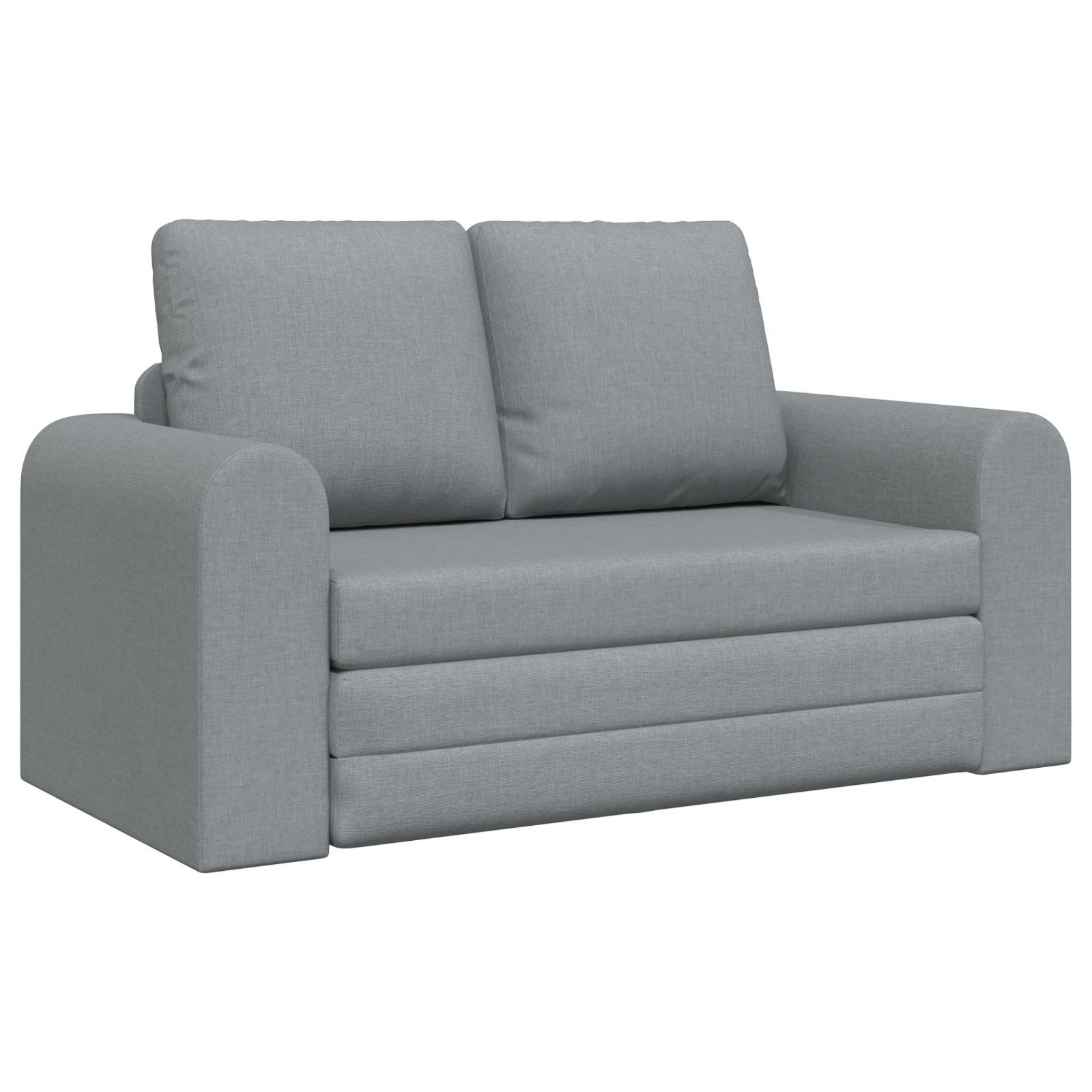 vidaXL Sofa Boden-Sofa-Bett 2-in-1 Hellgrau 148x71x83 günstig online kaufen