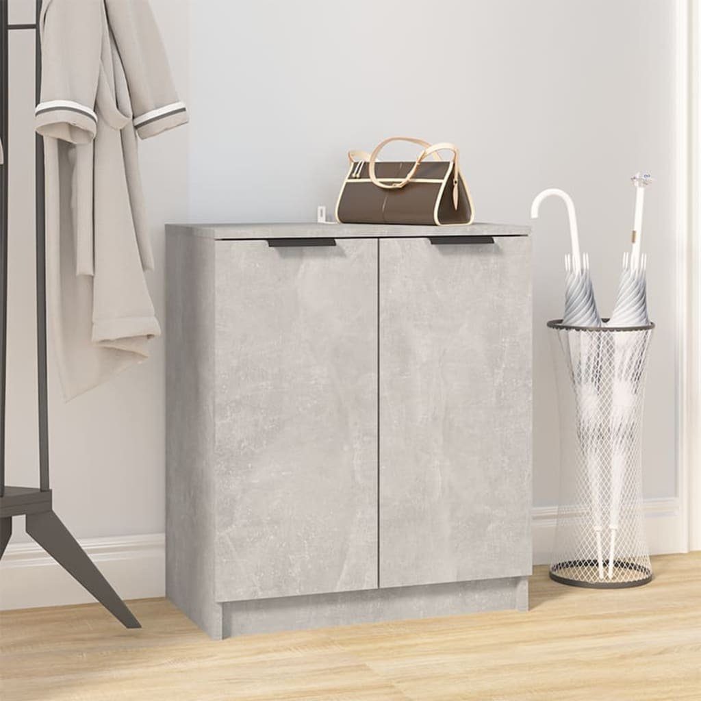 furnicato Schuhregal Schuhschrank Betongrau 59x35x70 cm günstig online kaufen