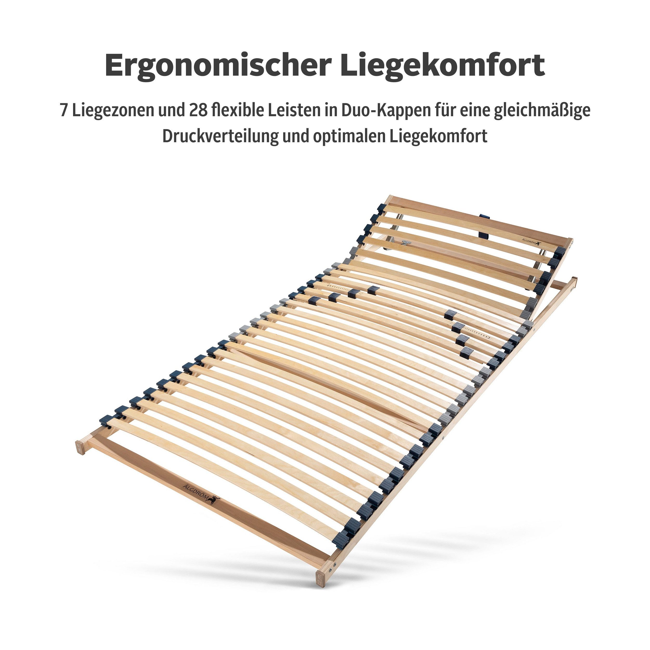 Lattenrost Randsfjord, 90x200, 140x200 cm und weiteren Größen, OTTO home, Kopfteil manuell verstellbar, Fußteil nicht verstellbar, Lattenrost für alle Matratzen – Bild 5 von 5
