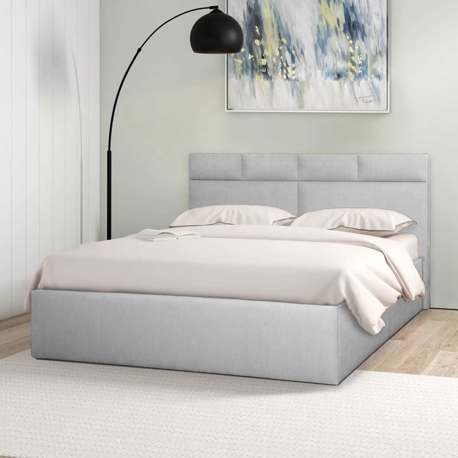 Halmon Schlafkomfort Betten Polsterbett Komo (erhältlich In 6 Größen und 5 attraktiven Farben), Seitenhöhe 40cm, inkl. Lattenrost bei Ausführung mit Matratze