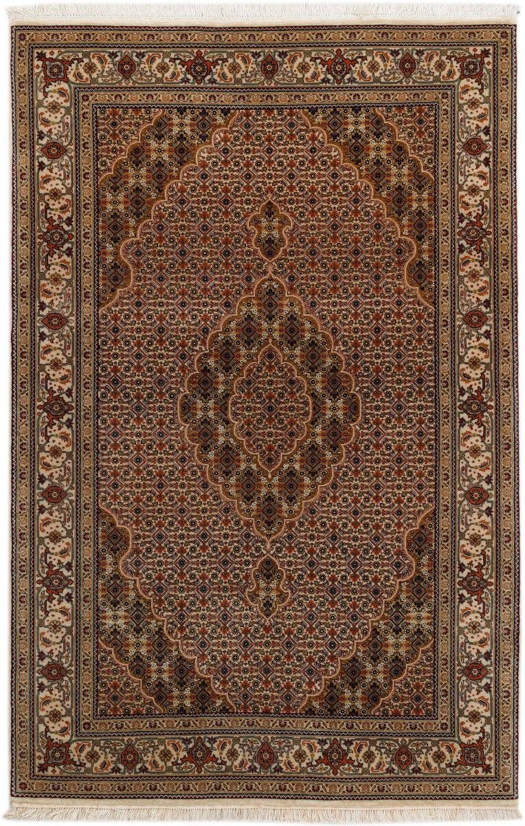 Orientteppich Indo Täbriz 116x181 Handgeknüpfter Orientteppich, Nain Trading, rechteckig, Höhe: 12 mm