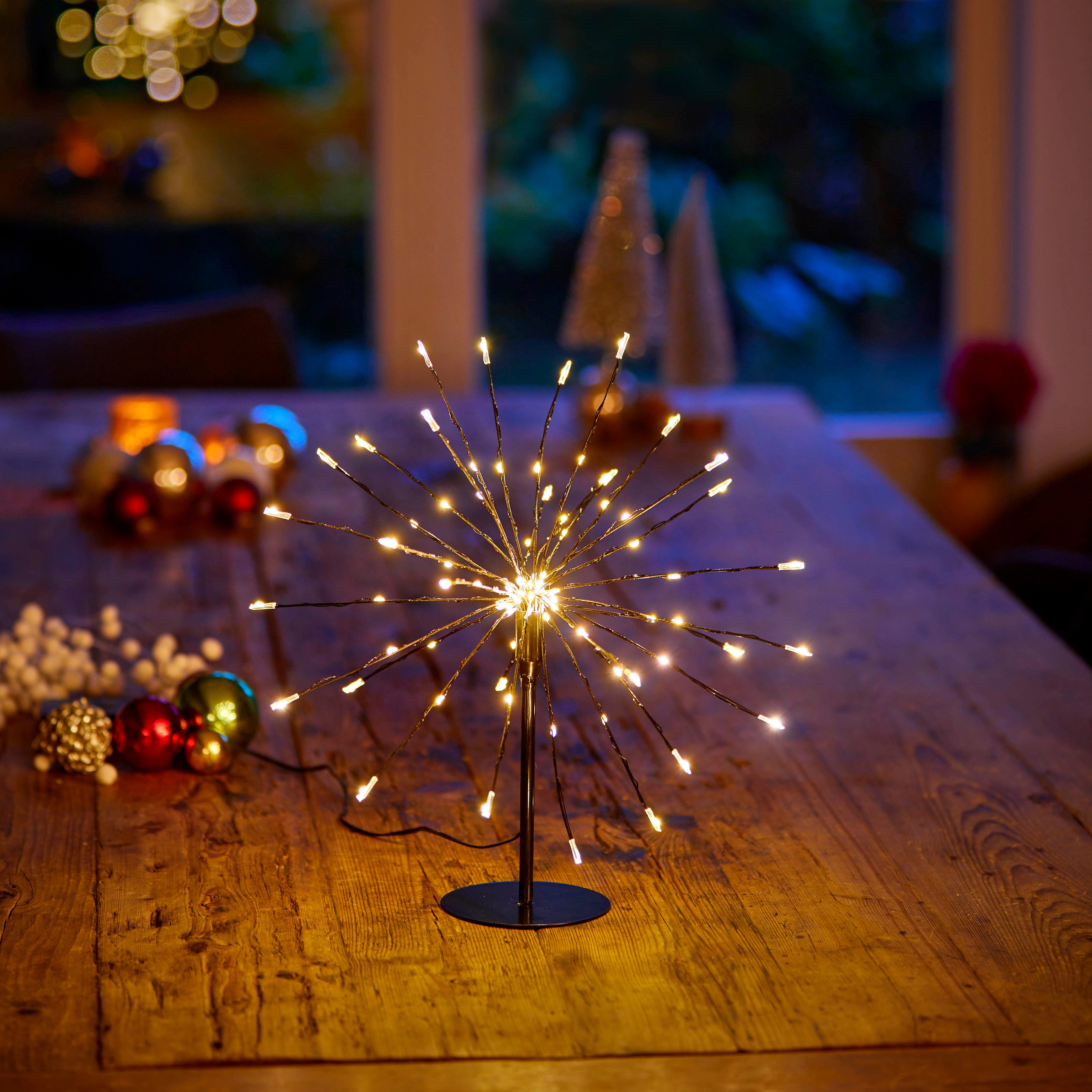 Northpoint LED-Lichterkette Eiskristallleuchte 90 LEDs Ø50cm für Innen und günstig online kaufen