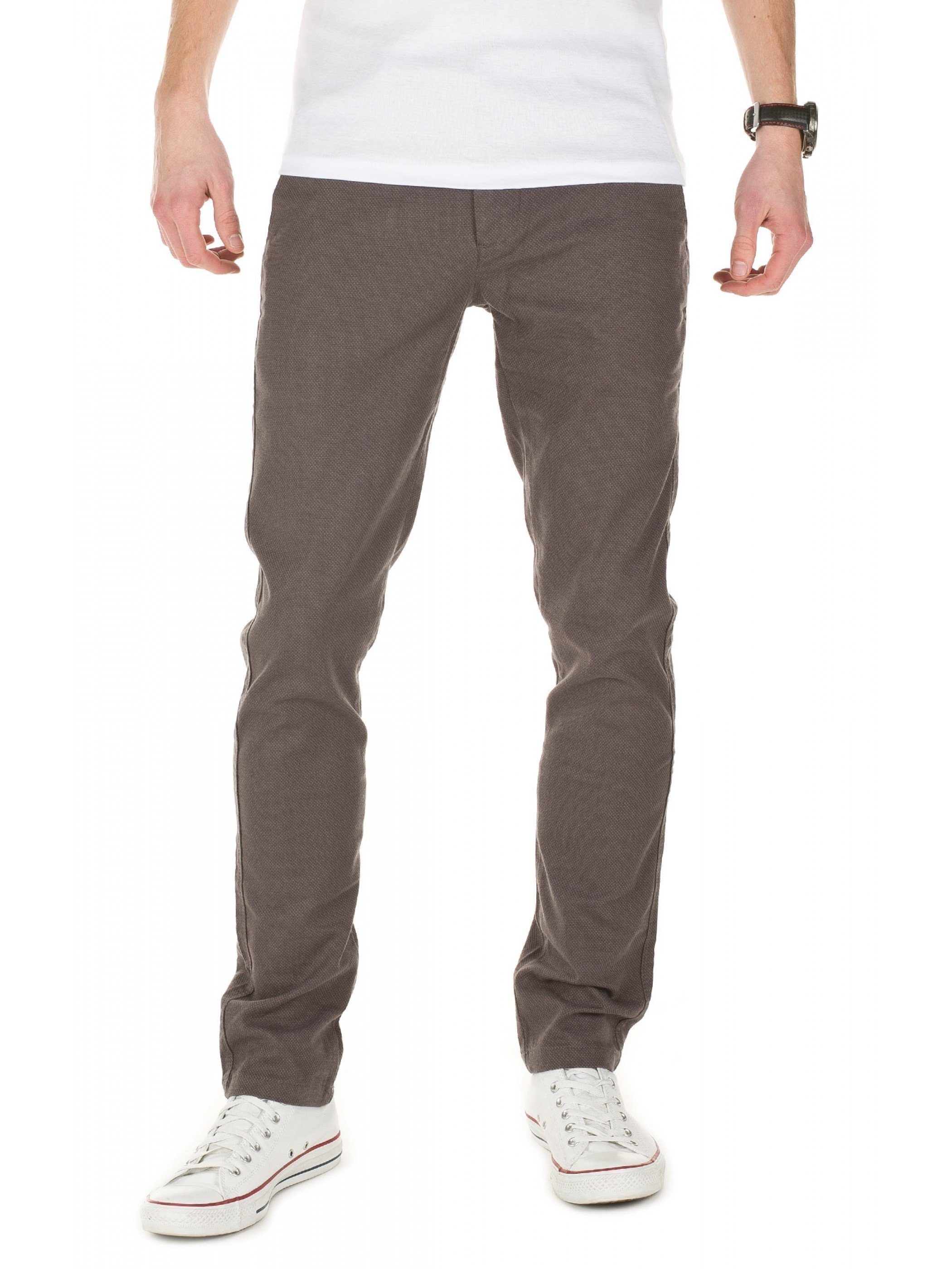 Rengar (grey hohem mit pavement Chinohose Pants Tragekomfort WOTEGA 3900) Grau Chino