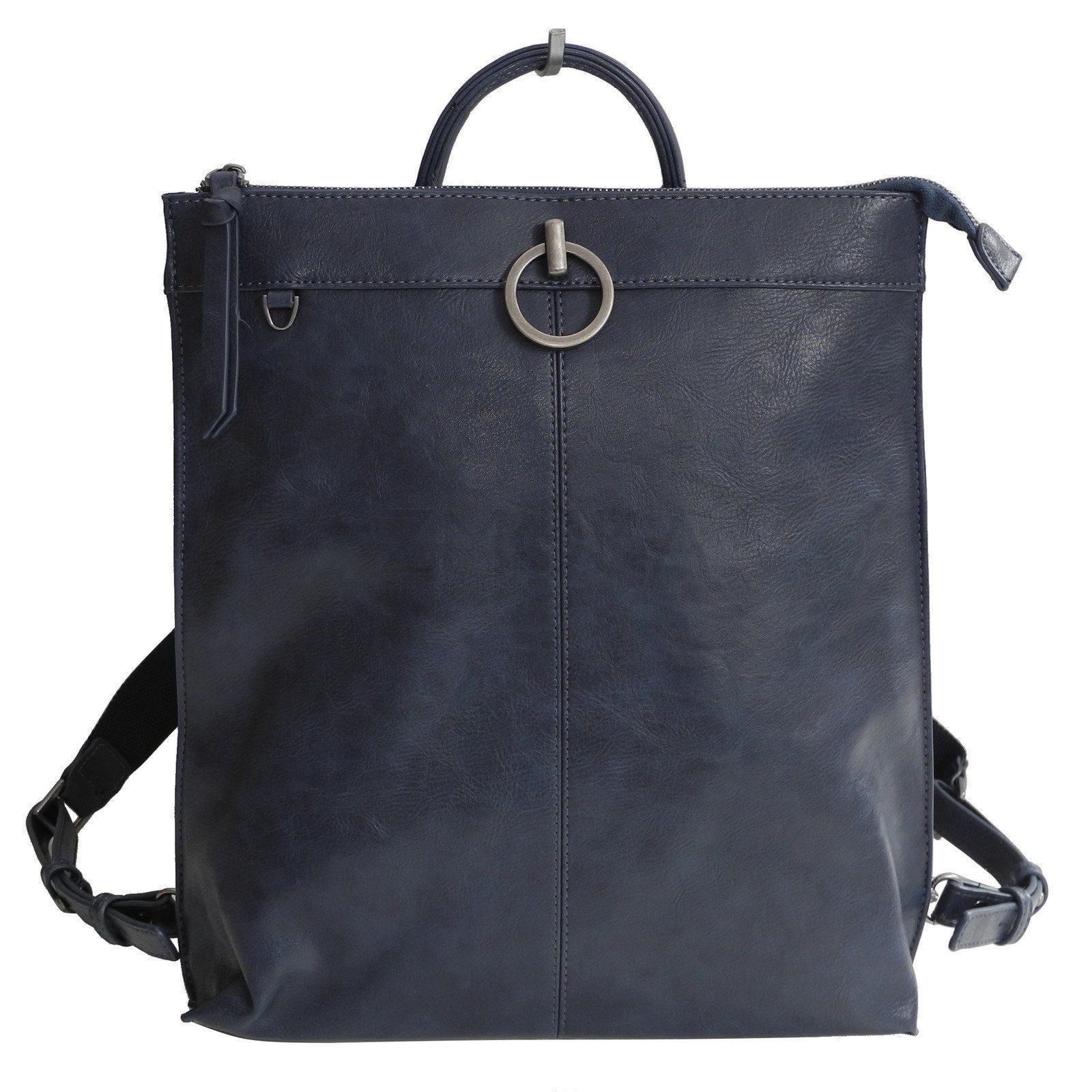 Jennifer Jones Rucksack Jennifer Jones - großer Damen Rucksack Freizeittasche Schwarz Navy