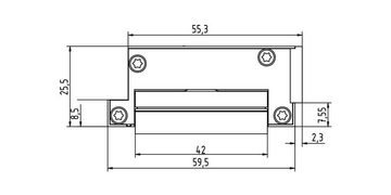 GEZE Türbeschlag Elektrotüröffner A5010--A 6-24 V AC/DC Kompakt DIN links / rechts