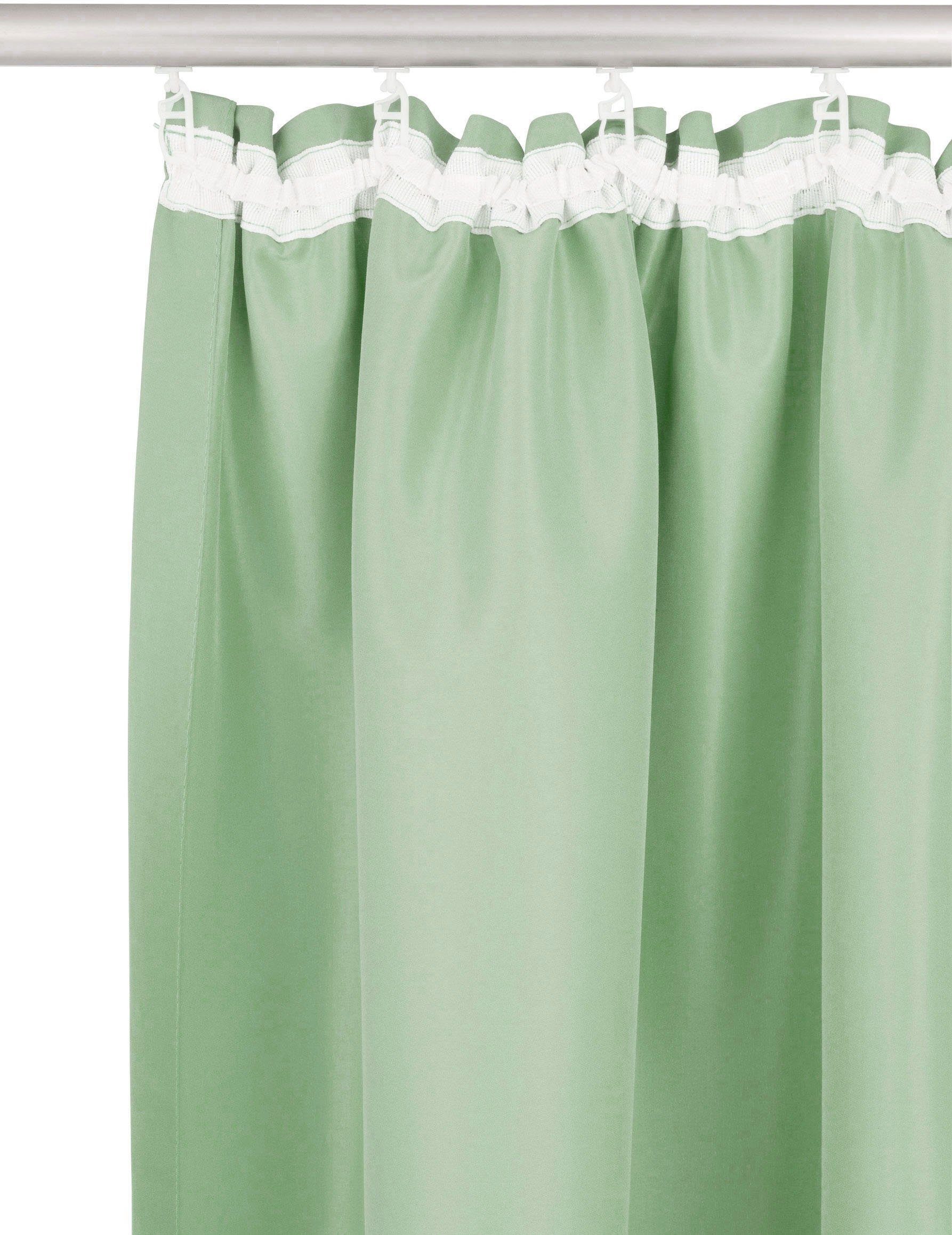 OTTO home Vorhang Parry mit Kräuselband, 2er Set, blickdicht, Topseller (2 St), Kräuselband, blickdicht, Polyester, 2-er Set, blickdicht, monochrom, basic, einf – Bild 4 von 5