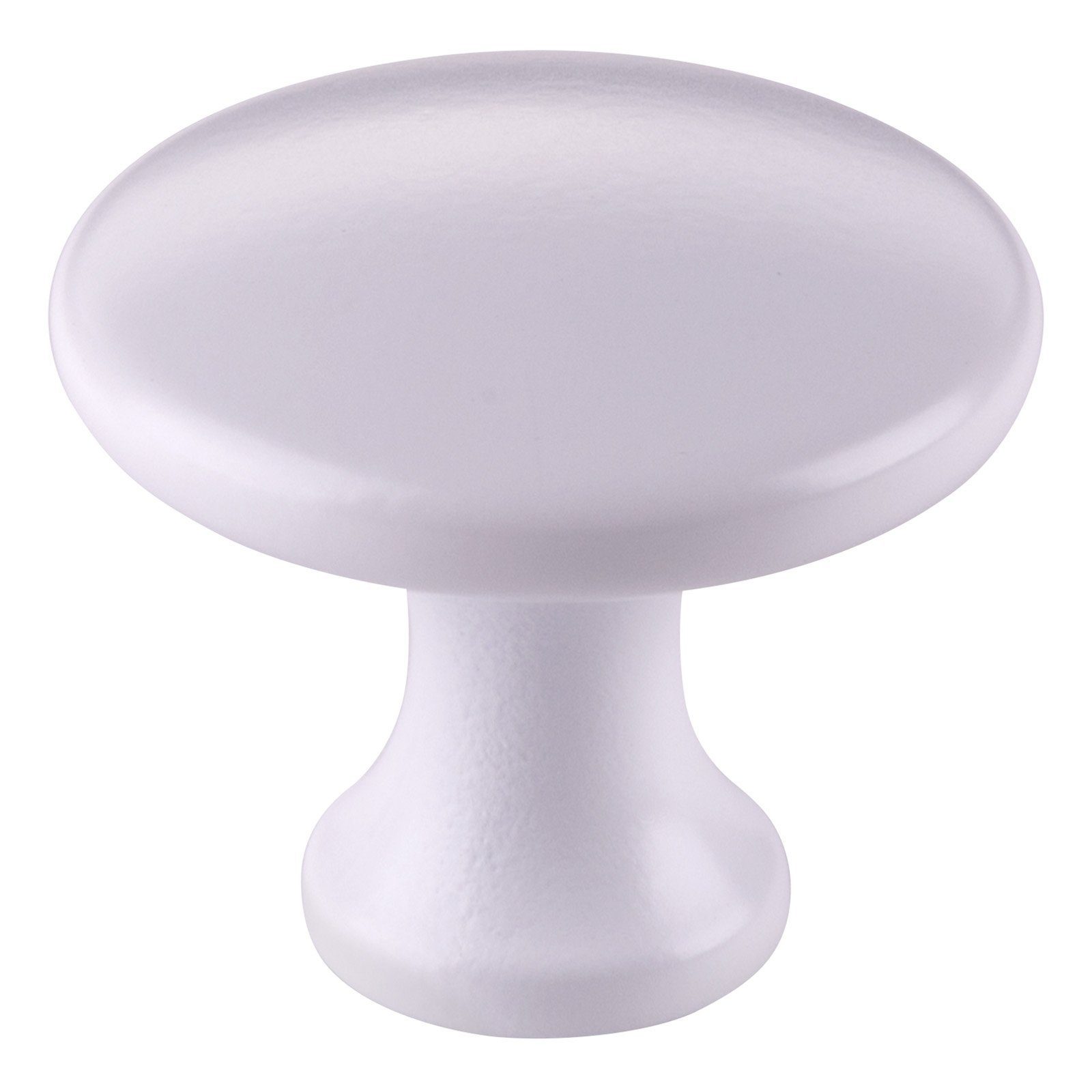 SO-TECH® Мебельknopf Schrankknopf DENISE Ø 29 mm Höhe 25 mm (1-St), Zinkdruckguss, weiß matt, inkl. Befestigungsschraube