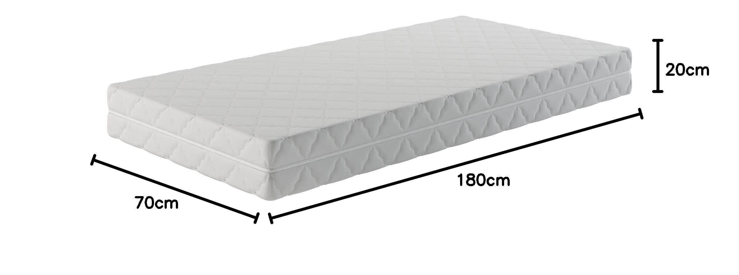 Taschenfederkernmatratze MEDIC 7 Zonen ergonomisch H2 H3 H4 H5 90x200 100x200 140x200 180x200, MSS e.K., 20 cm hoch, (verschiedene Höhen und Härtegrade, auch Sondergrößen und Längen), 100x220 140x220, ergonomisch und atmungsaktiv