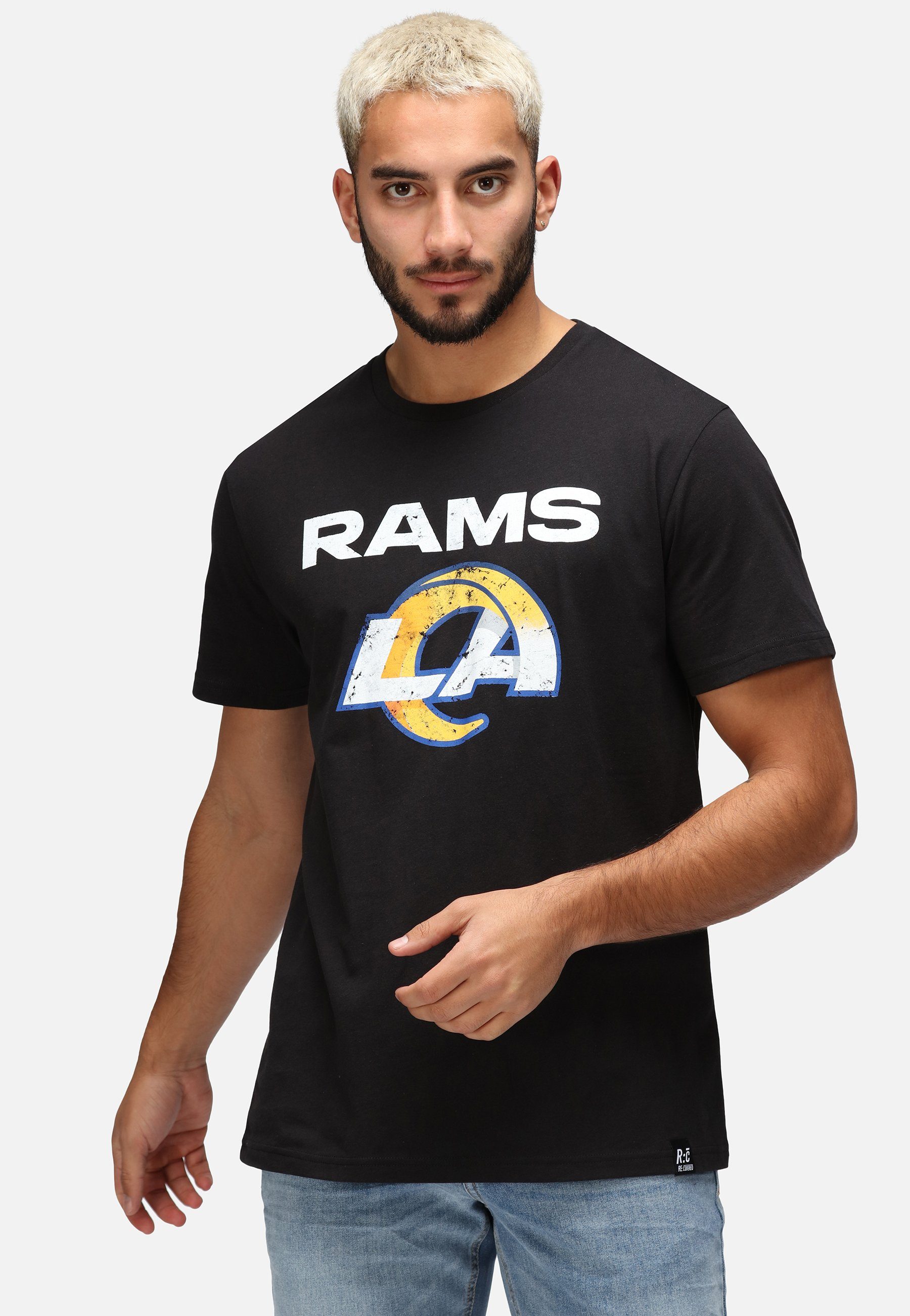 zertifizierte T-Shirt Recovered NFL Bio-Baumwolle LOGO GOTS RAMS