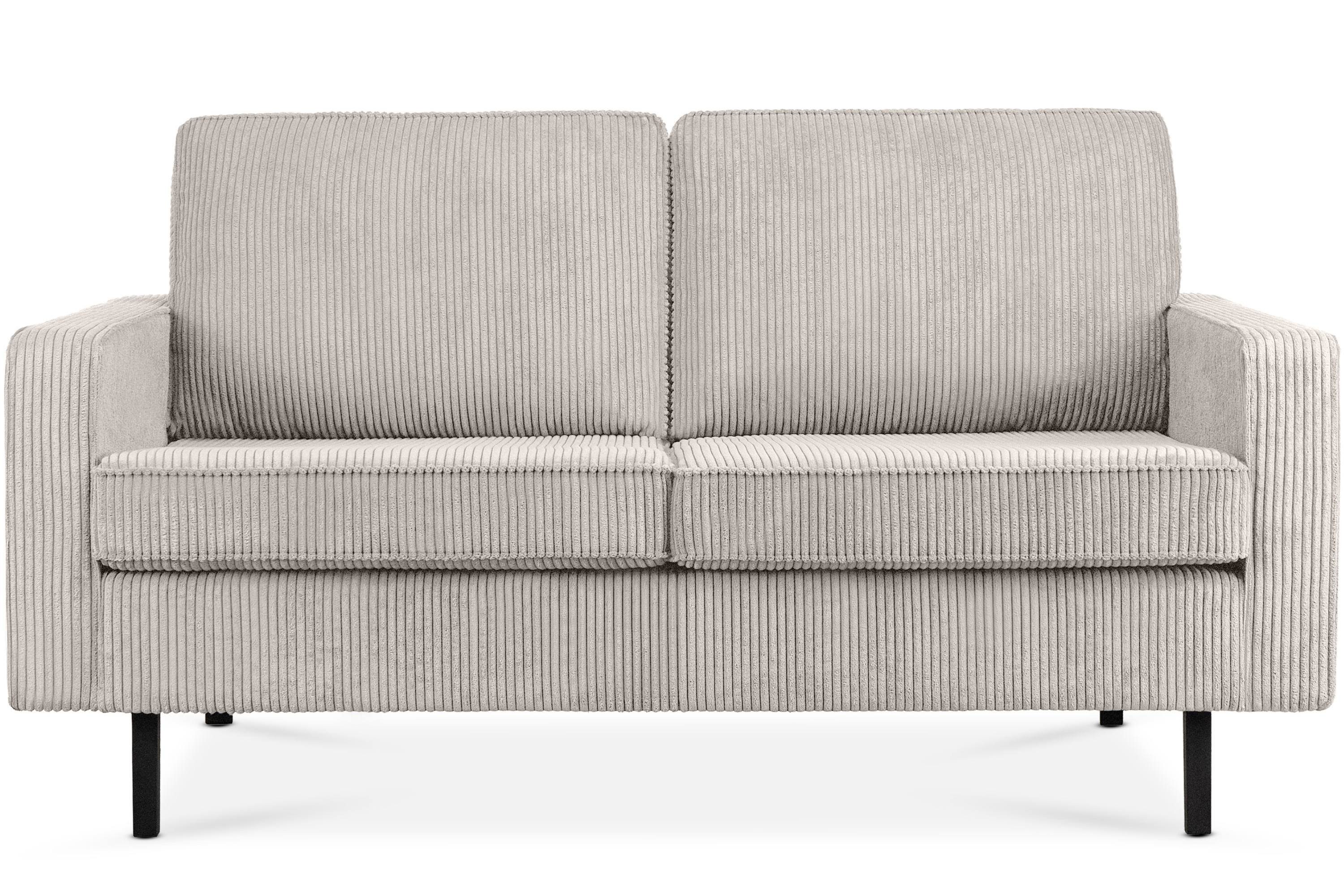 Pet hochwertigem in Konsimo Polsterung Schaumstoff, aus 2-Sitzer Zweisitzer-Sofa, Friendly INVIA Cord-Stoff