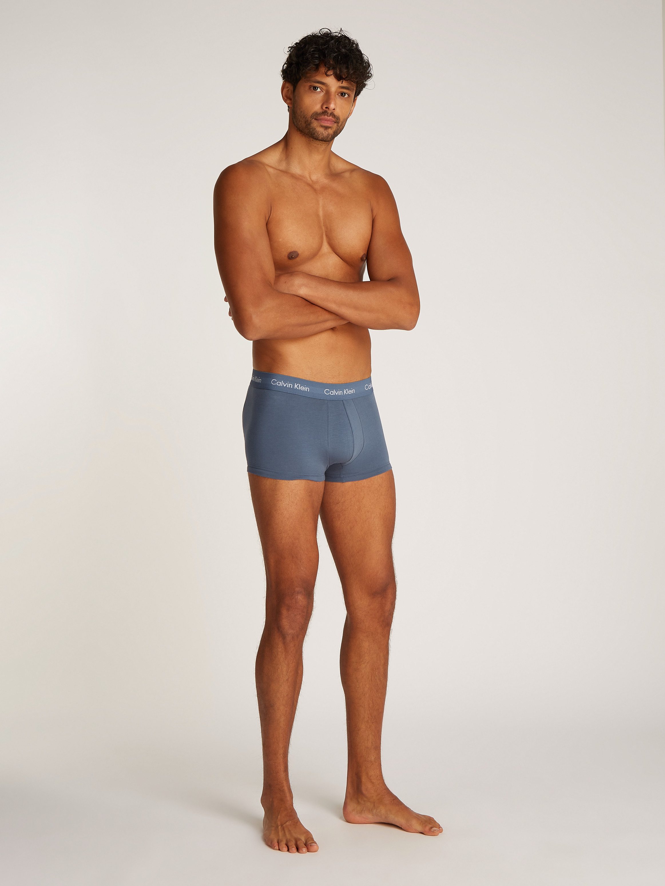 Calvin Klein Underwear Trunk LOW RISE TRUNK 3PK (Packung, 3-St., 3er-Pack) mit Logoschriftzügen