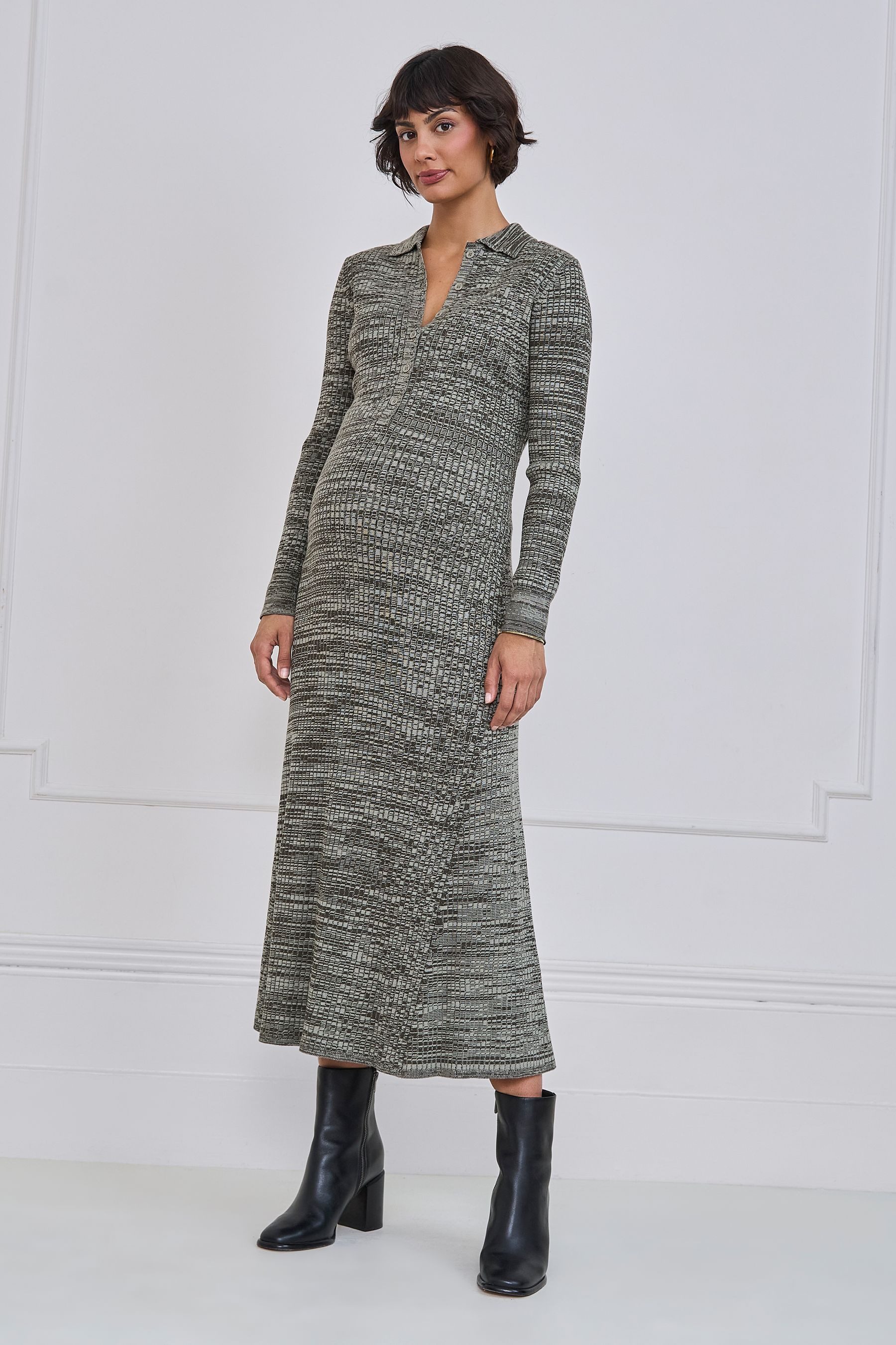 Seraphine Umstandskleid Seraphine Fit-and-Flare-Still-Kleid, Umstandsmode (1-tlg)