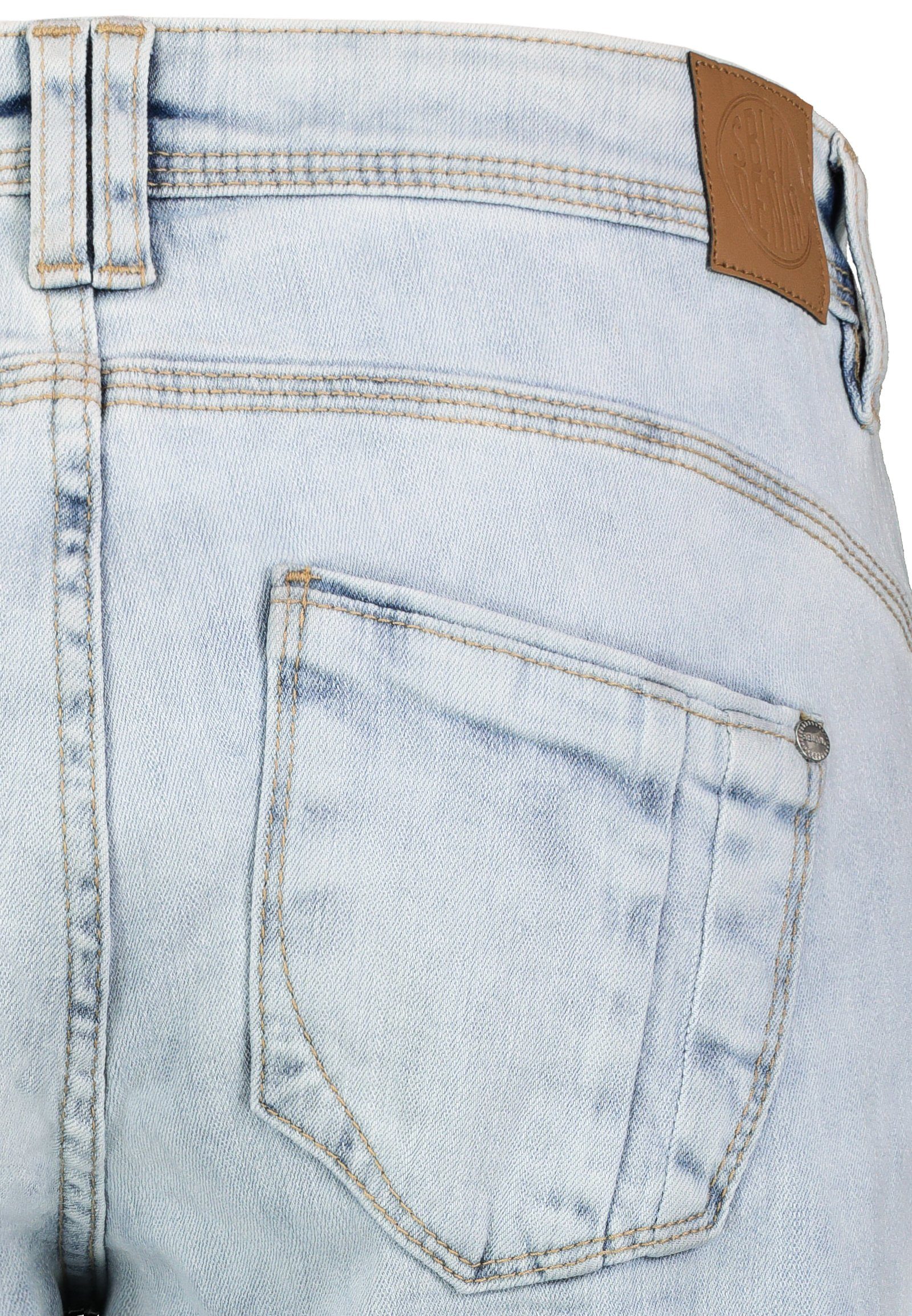 SUBLEVEL Bermudas Damen Jeans Shorts Bermuda Kurze Hose Shorts Short Denim Stretch Denim