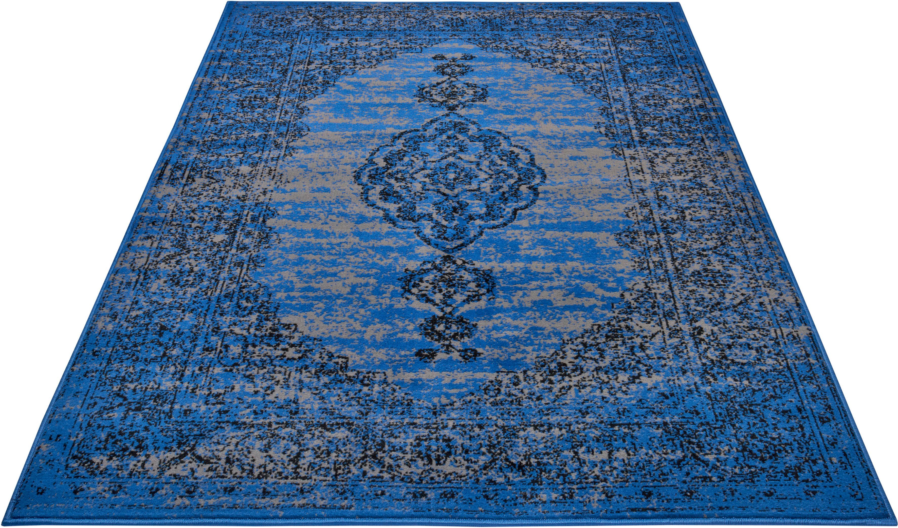 HANSE Home Teppich Meridional, rechteckig, Höhe: 9 mm, Orientalisch, Orient, Kurzflor, Wohnzimmer, Schlafzimmer, Vintage