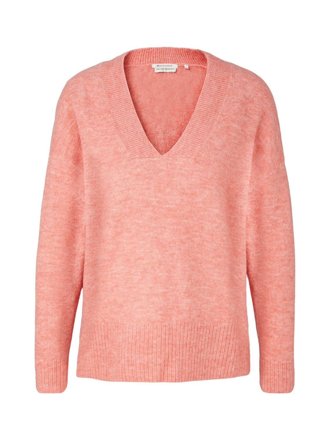 TOM TAILOR Denim Strickpullover COSY V-NECK günstig online kaufen