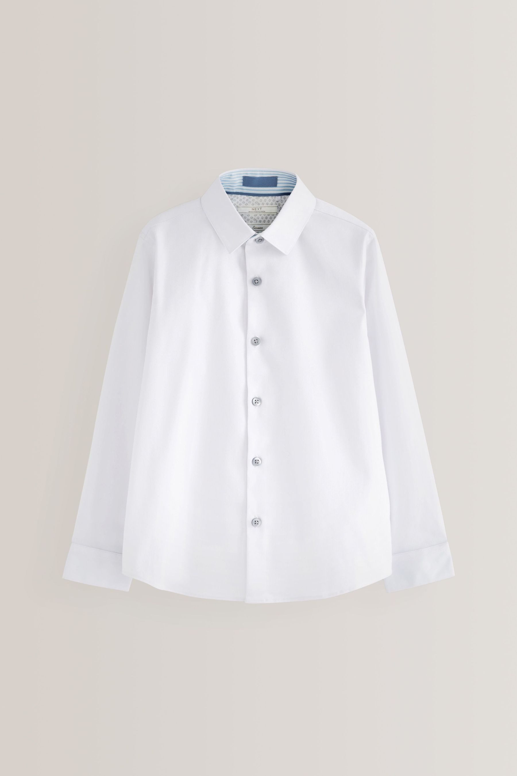 Next Langarmhemd Langarmhemd mit elegantem Besatz (1-tlg)