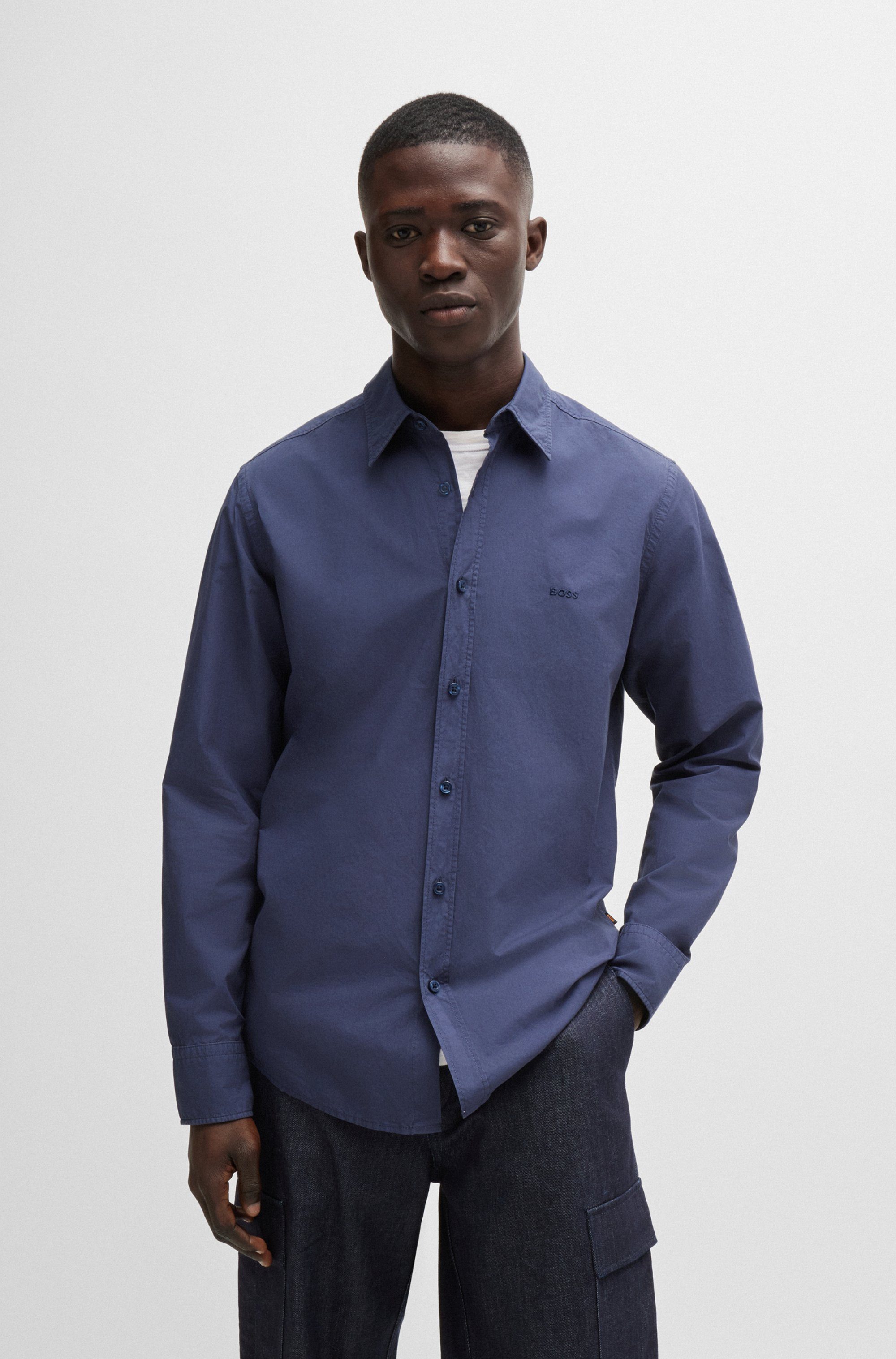 BOSS ORANGE Langarmhemd Relegant_6_M mit BOSS günstig online kaufen