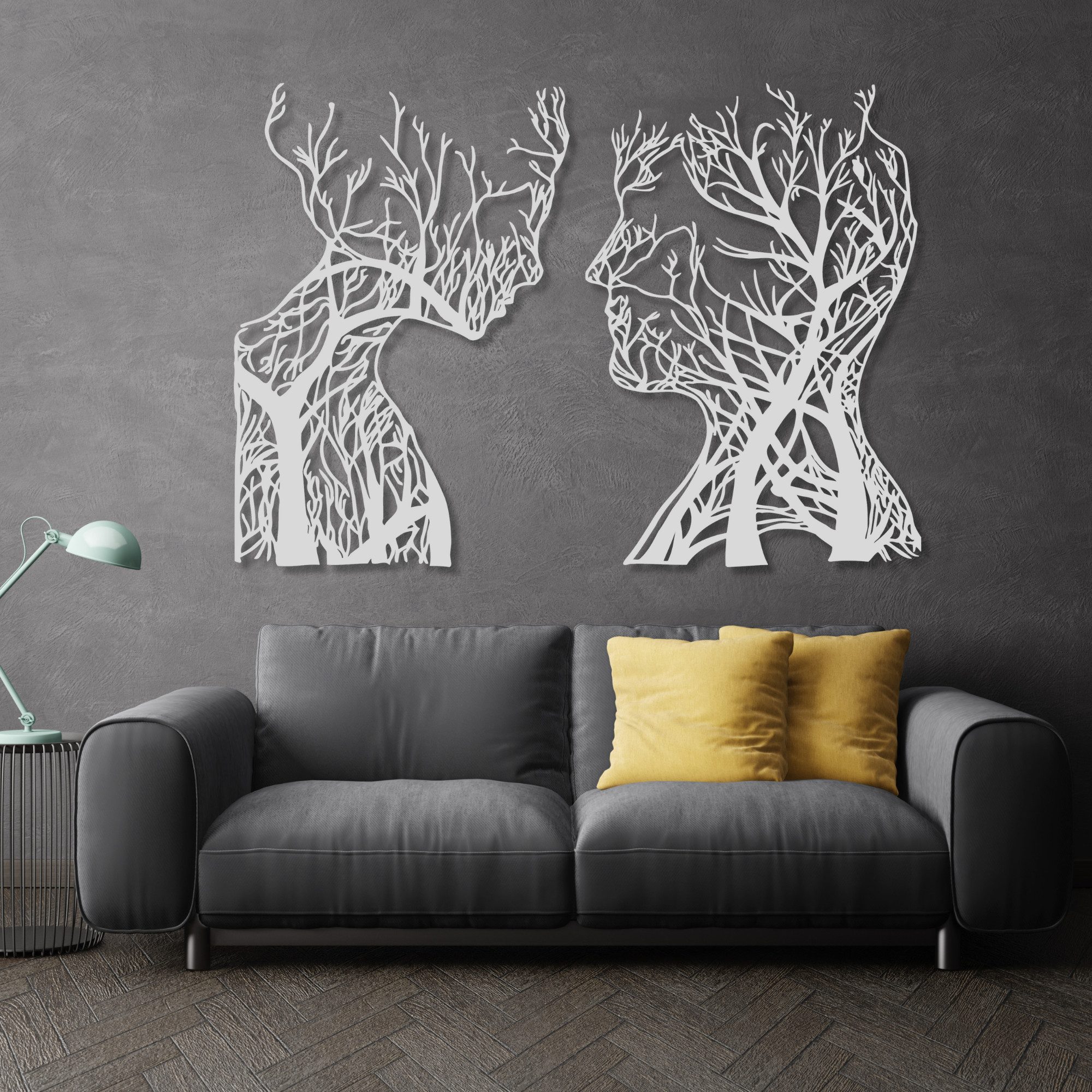 EYOKA Wanddekoobjekt 3D Wandbild aus Holz günstig online kaufen