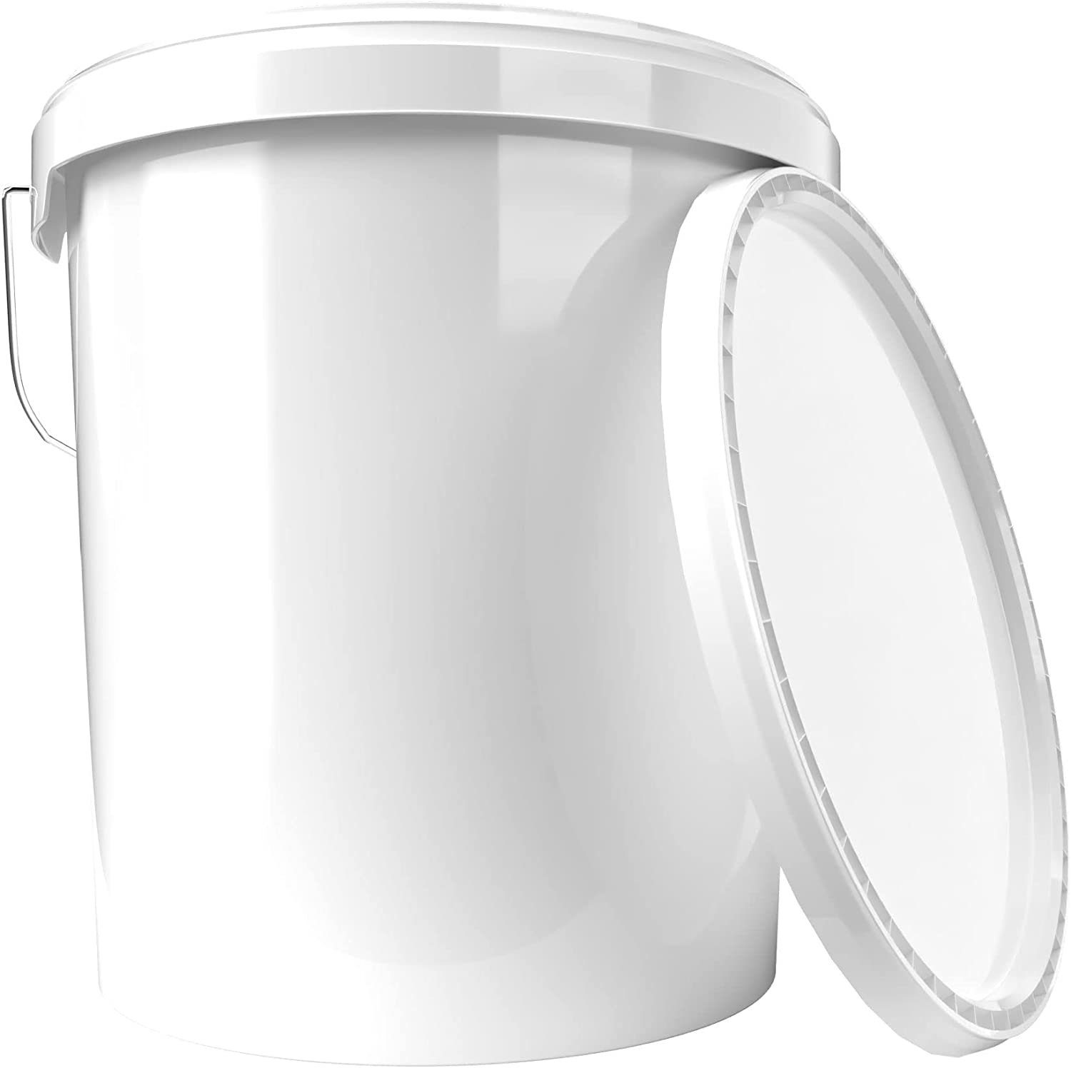 FixedByU Putzeimer Eimer mit Deckel 16 Liter - lebensmittelecht, luftdicht, stabil, (Set, 1-tlg., Eimer mit Deckel), 16 l