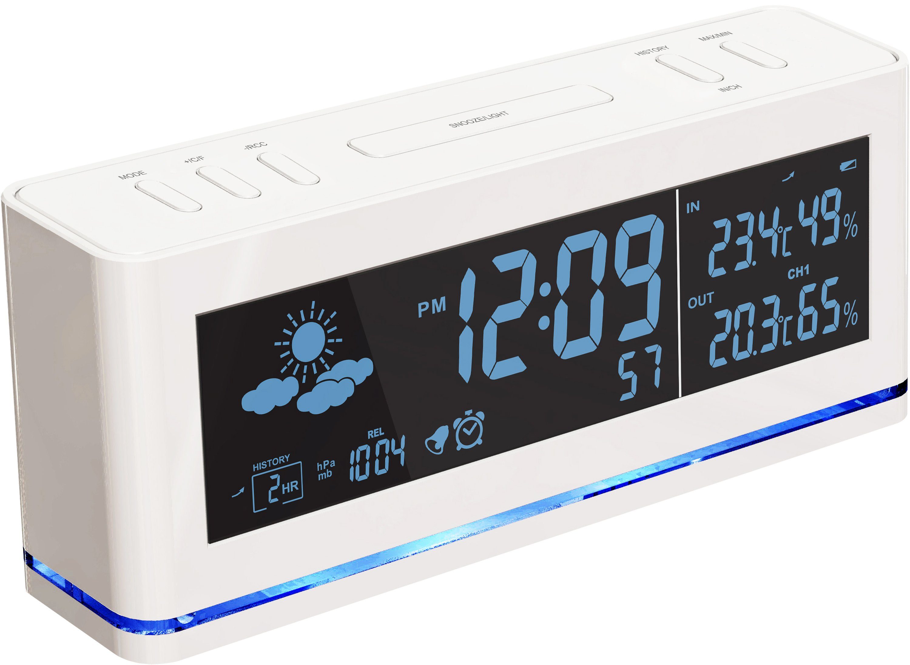technoline Funkwecker WS 6850 mit Wettervorhersage günstig online kaufen