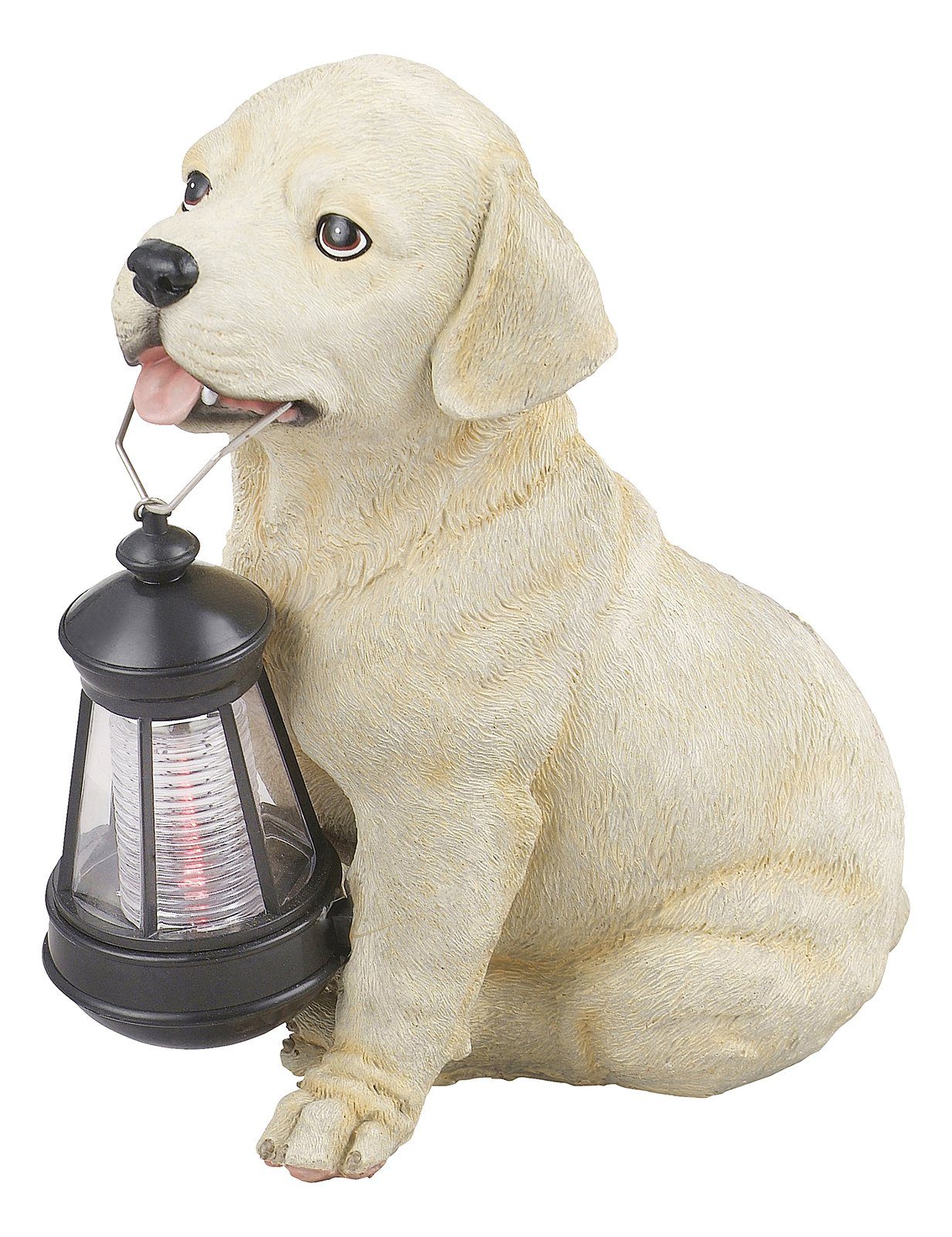 Globo LED Solarleuchte GLOBO Solarleuchte Garten Hund Deko Solarlampe Außen Außenleuchte