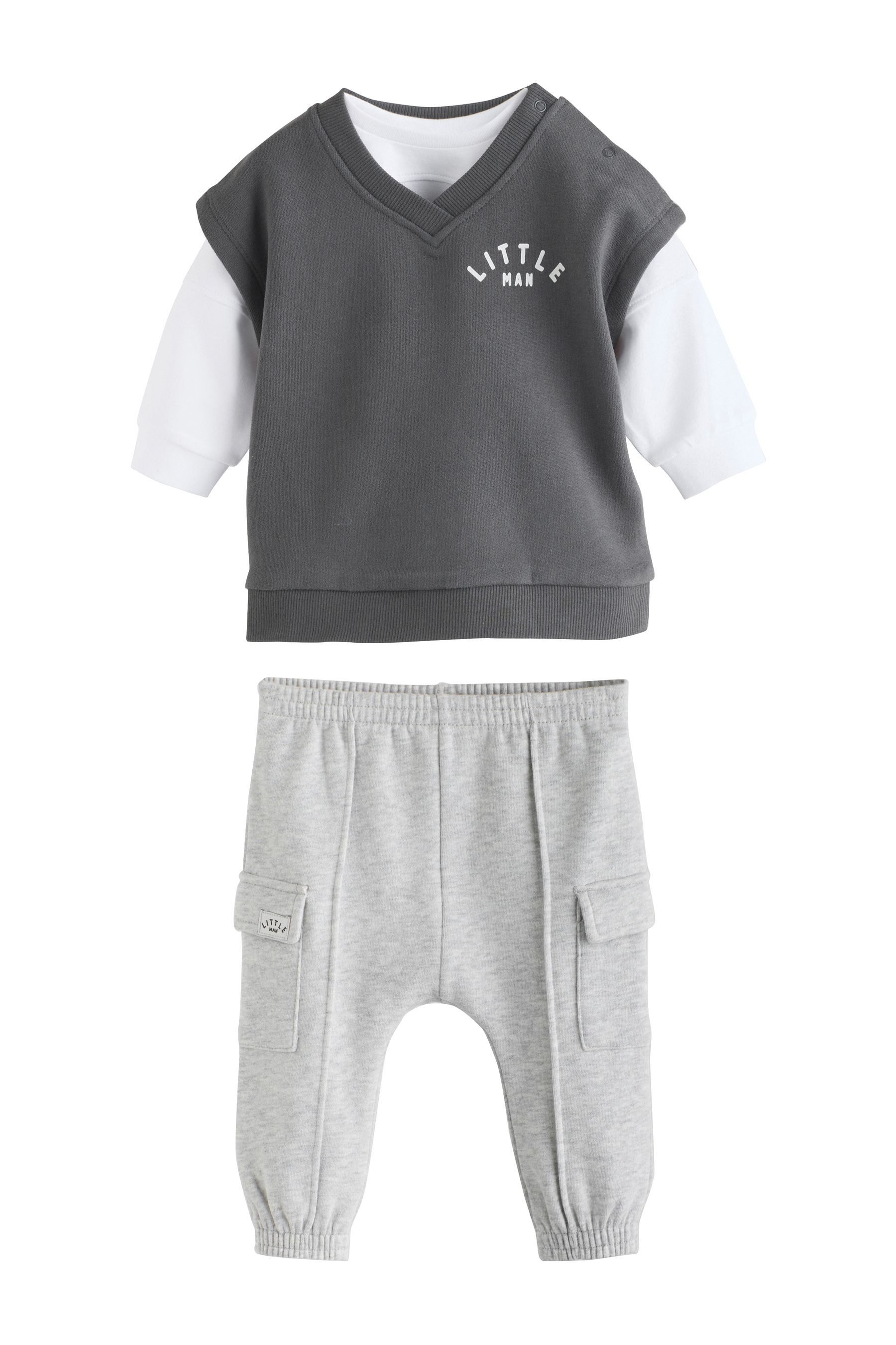 Shirt & Leggings Baby-Set mit Westentop und Leggings