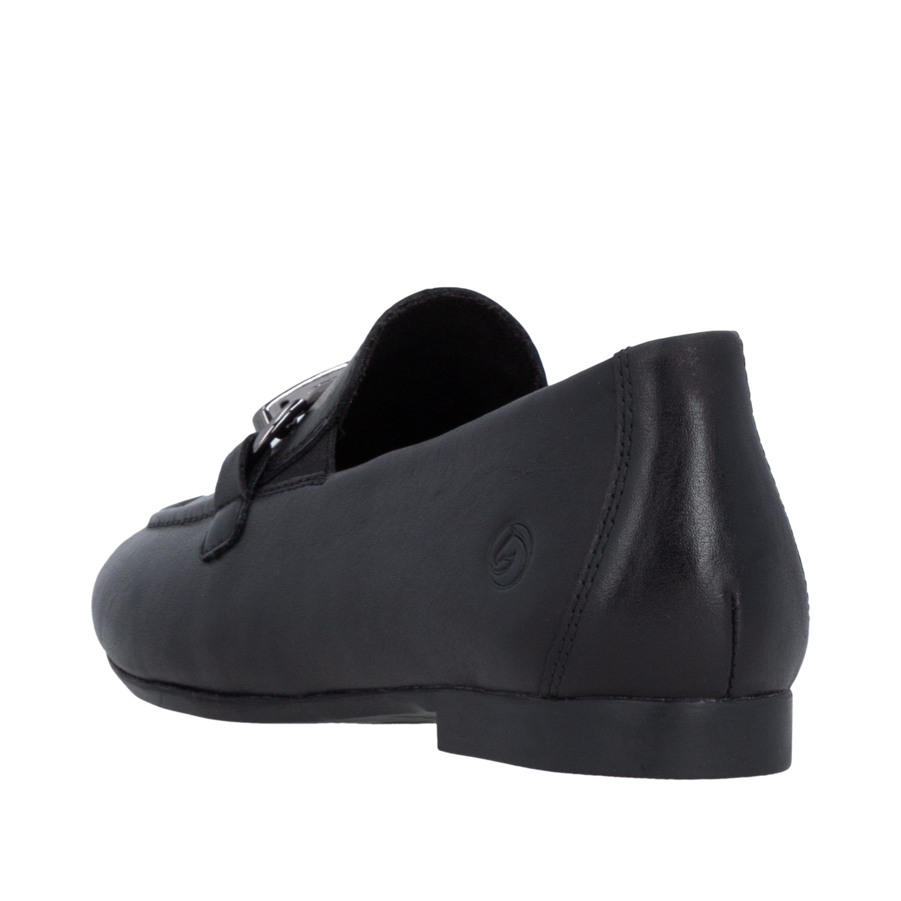 Remonte Loafer Slipper, Schlupfschuh, Spangenschuh mit kleinen Stretcheinsätzen