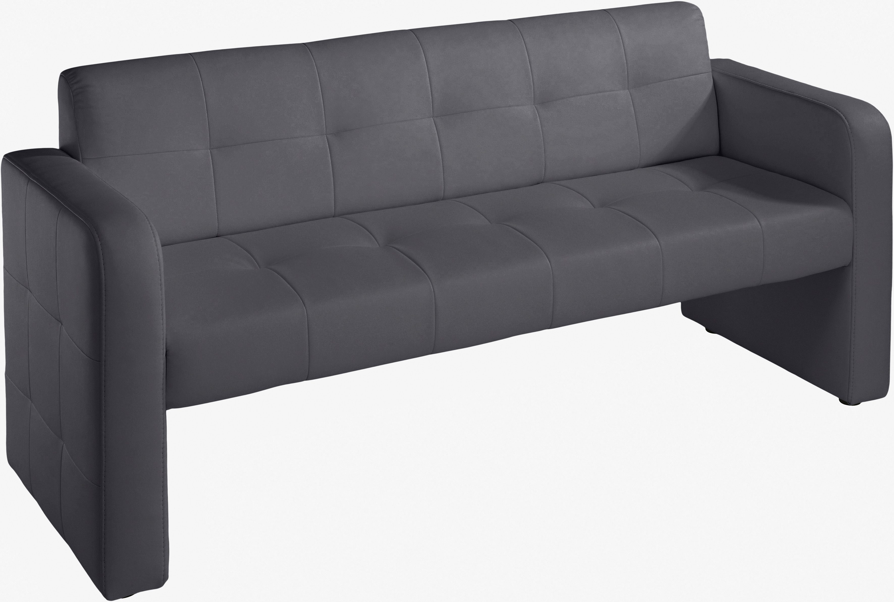 exxpo - sofa fashion Sitzbank Barista Küchensofa, kompakte Stellmaße, Sitzhöhe 49cm, mit Rückenlehne
