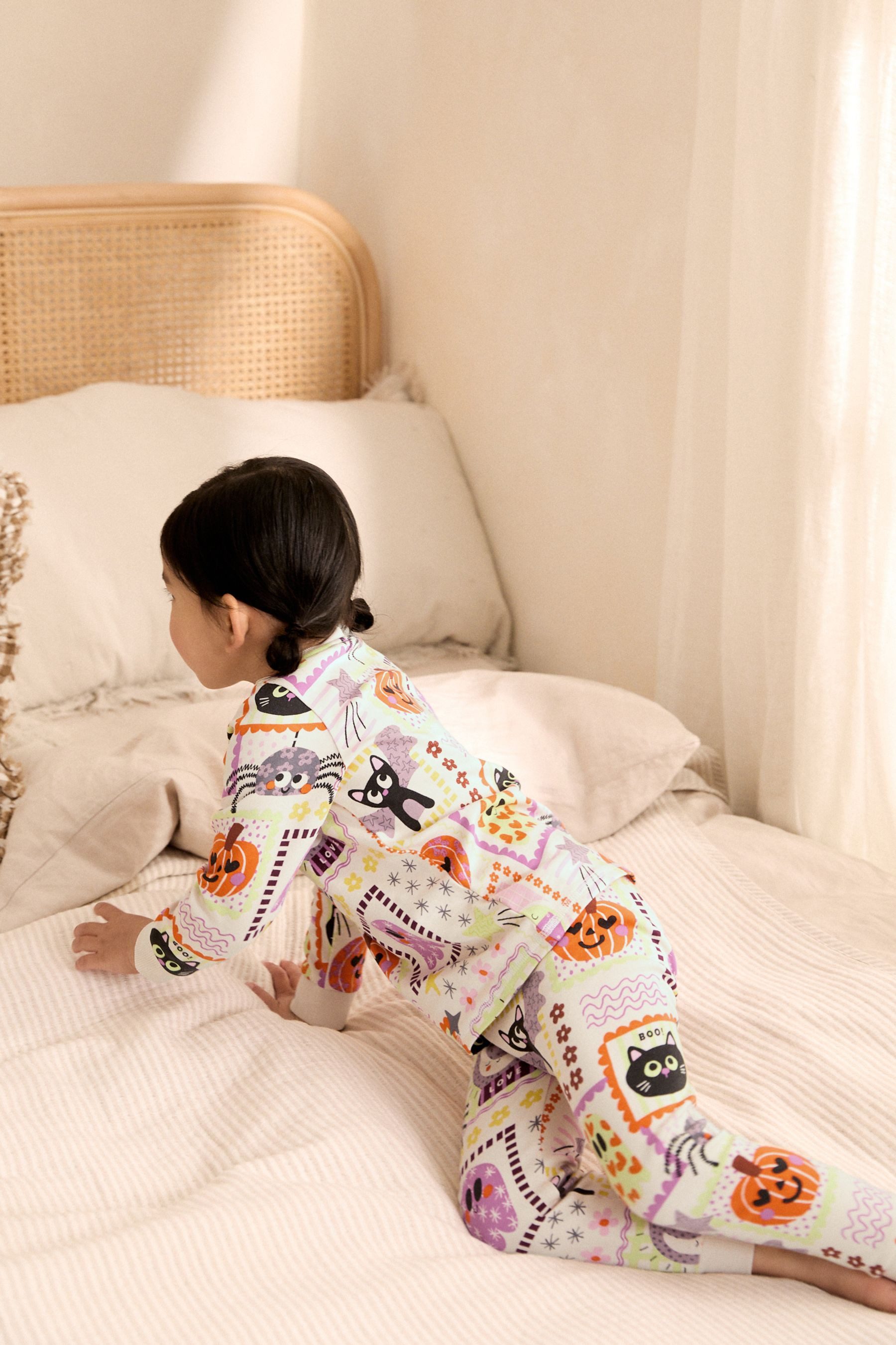 Next Pyjama Snuggle Schlafanzug mit Halloween-Motiv (2 tlg) – Bild 5 von 5