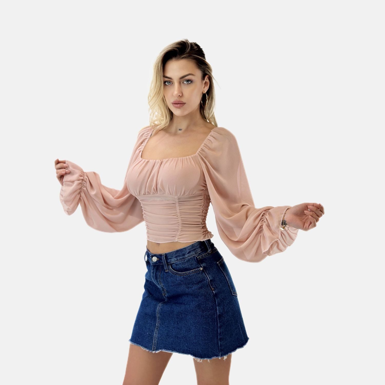 Blusentop Damen Oberteil
