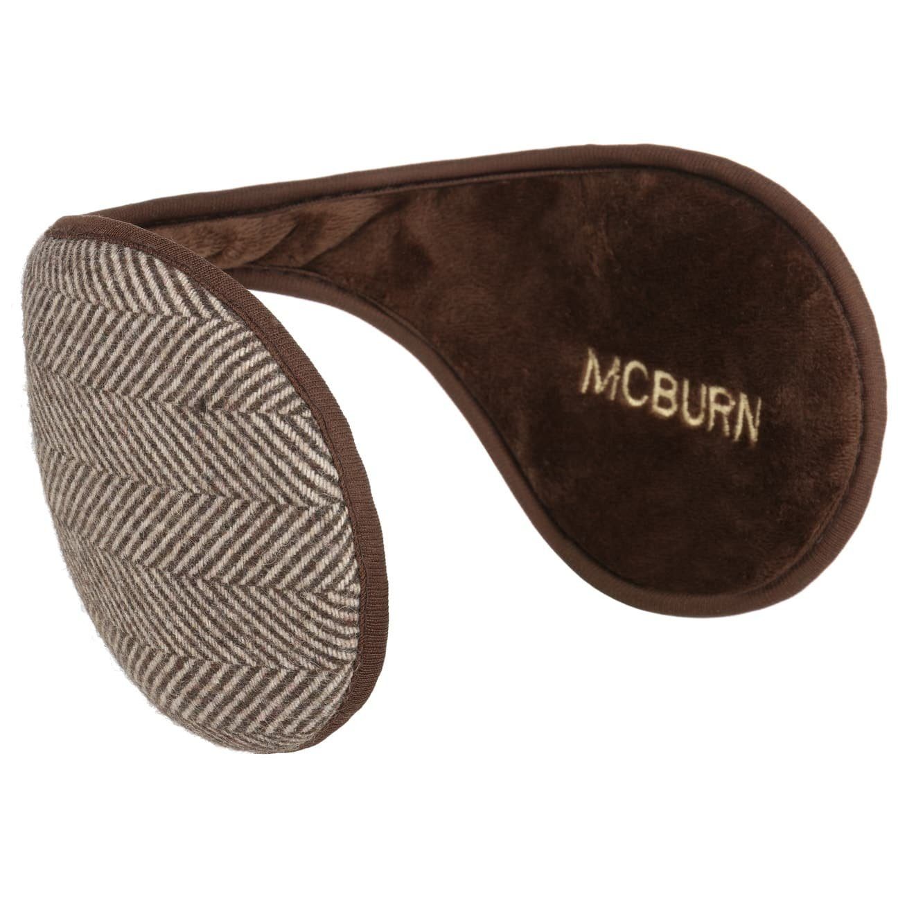 McBurn Ohrenwärmer (1-St) Ohrenwärmer mit Futter braun