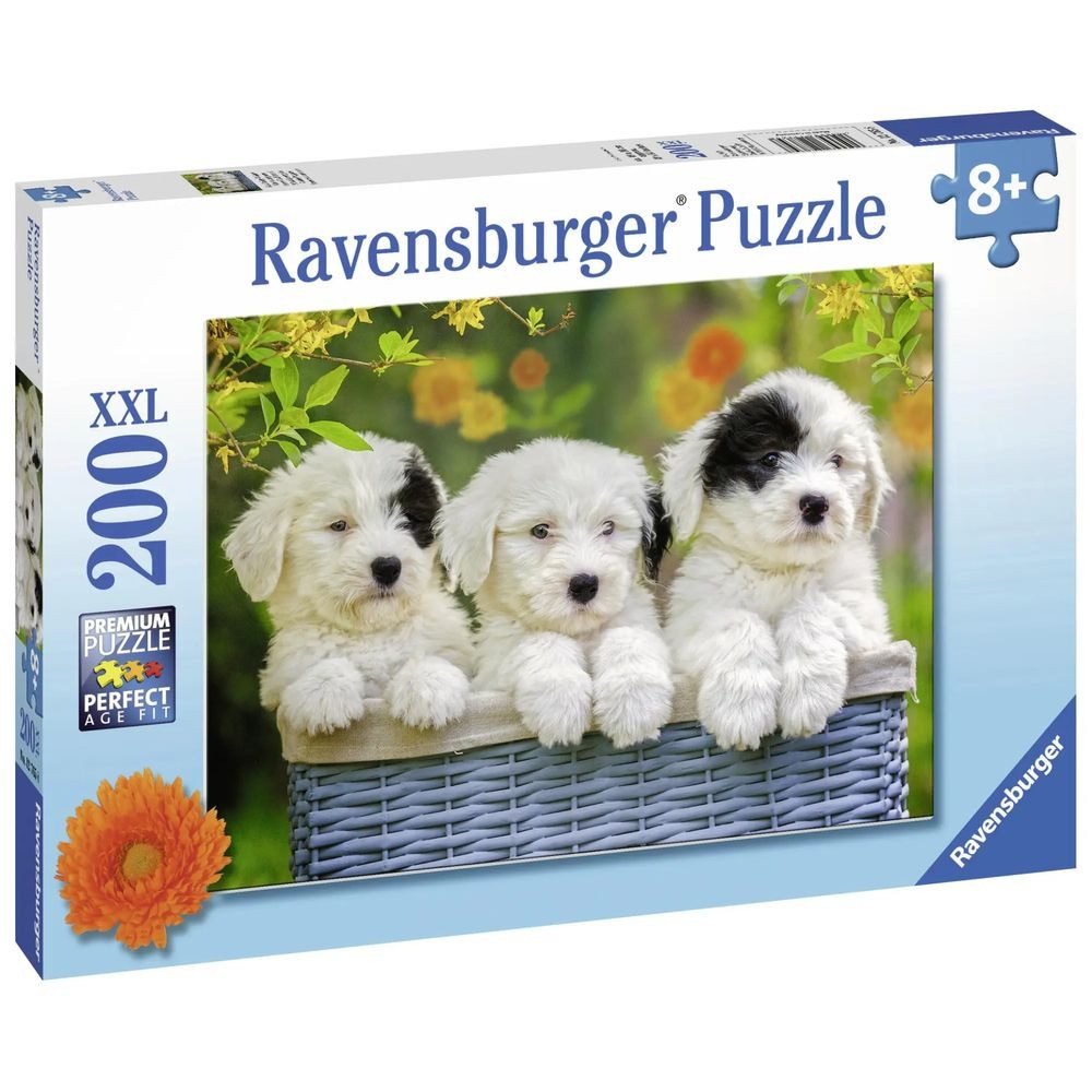 Ravensburger Puzzle Kuschelige Welpen - Puzzle mit 200 Teilen, 200 Puzzleteile
