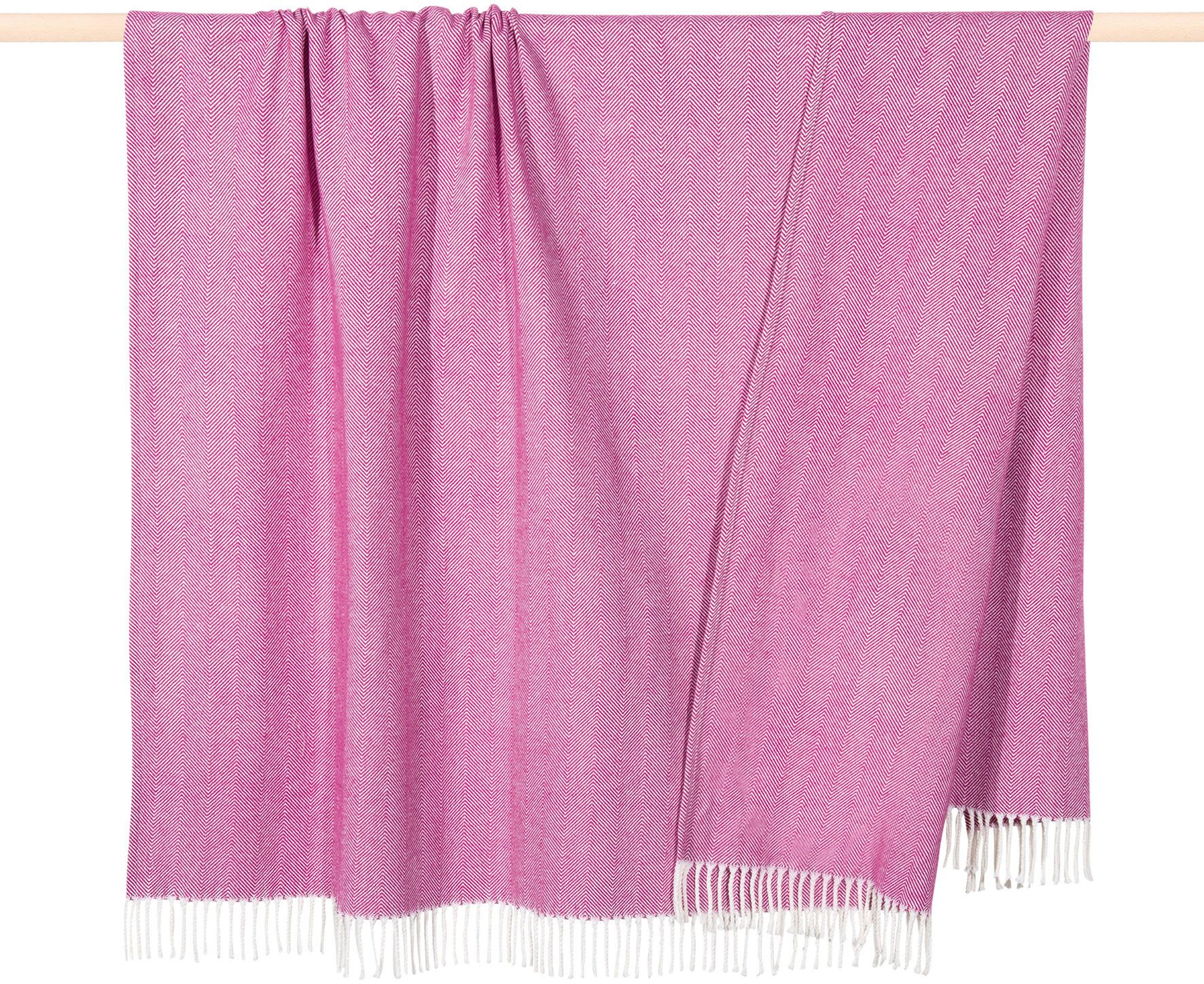 Wohndecke FINE EDGE, PAD, Made in Europe, Wendefunktion, Zickzack Design, mit Fransen, 150x200