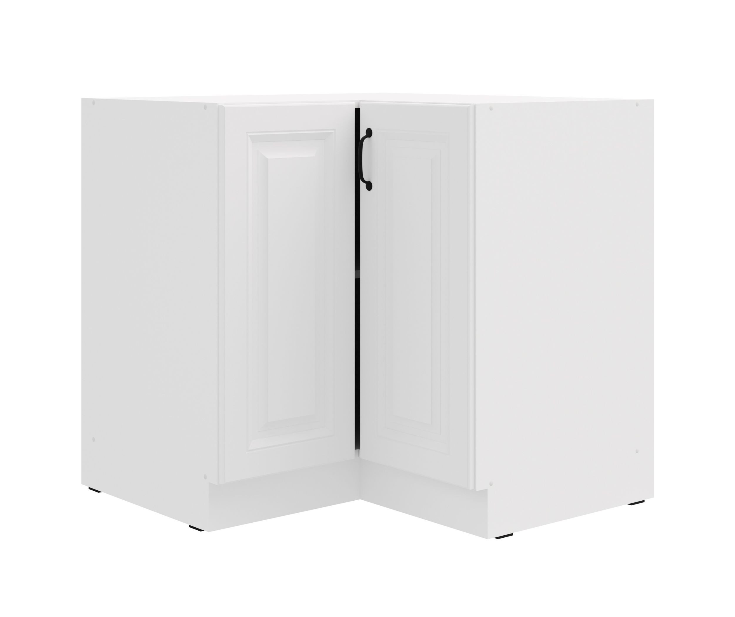 Küchen-Preisbombe Eckunterschrank 90x90 cm Küche Stilo Weiß Küchenzeile Küc günstig online kaufen