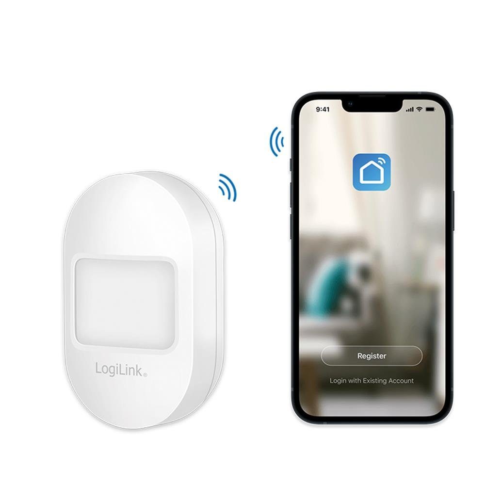 LogiLink Bewegungsmelder SH0113, Home Smart Tuya Wi-Fi, kompatibel