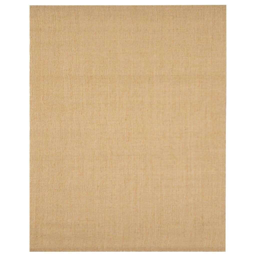 vidaXL Teppich Teppich Natur Sisal 80x100 cm, Rechteckig günstig online kaufen