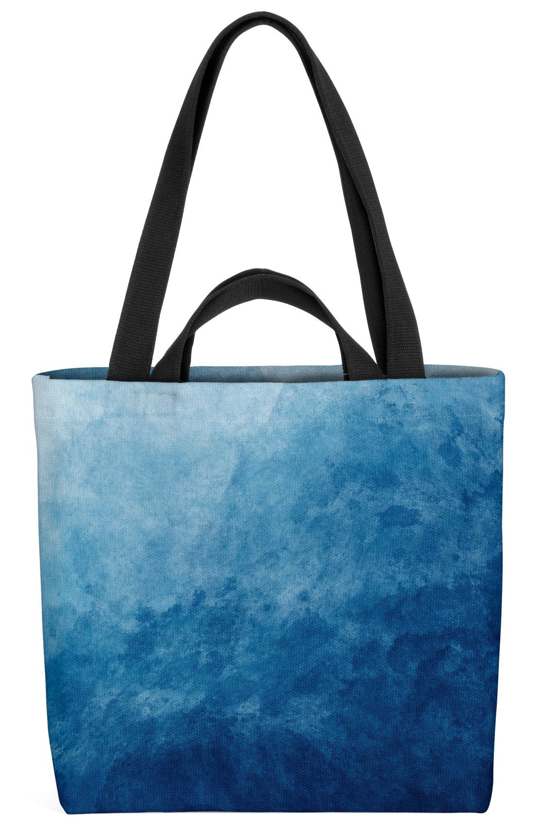 VOID Henkeltasche (1-tlg), Blaue Wasserfarben wasserfarben malen textur grunge Flüssigkeit acryl