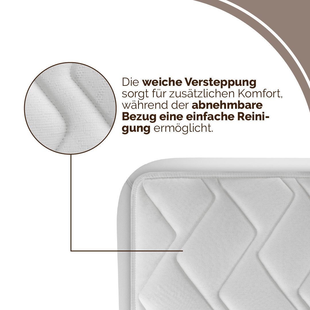 Komfortschaummatratze 23cm, Wave 3D, Wendematratze mit zwei Härtegraden, DI QUATTRO, 23 cm hoch, (1-tlg), Matratze in H2+H3 & H4+H5, 90x200, 140x200 und weitere Größen
