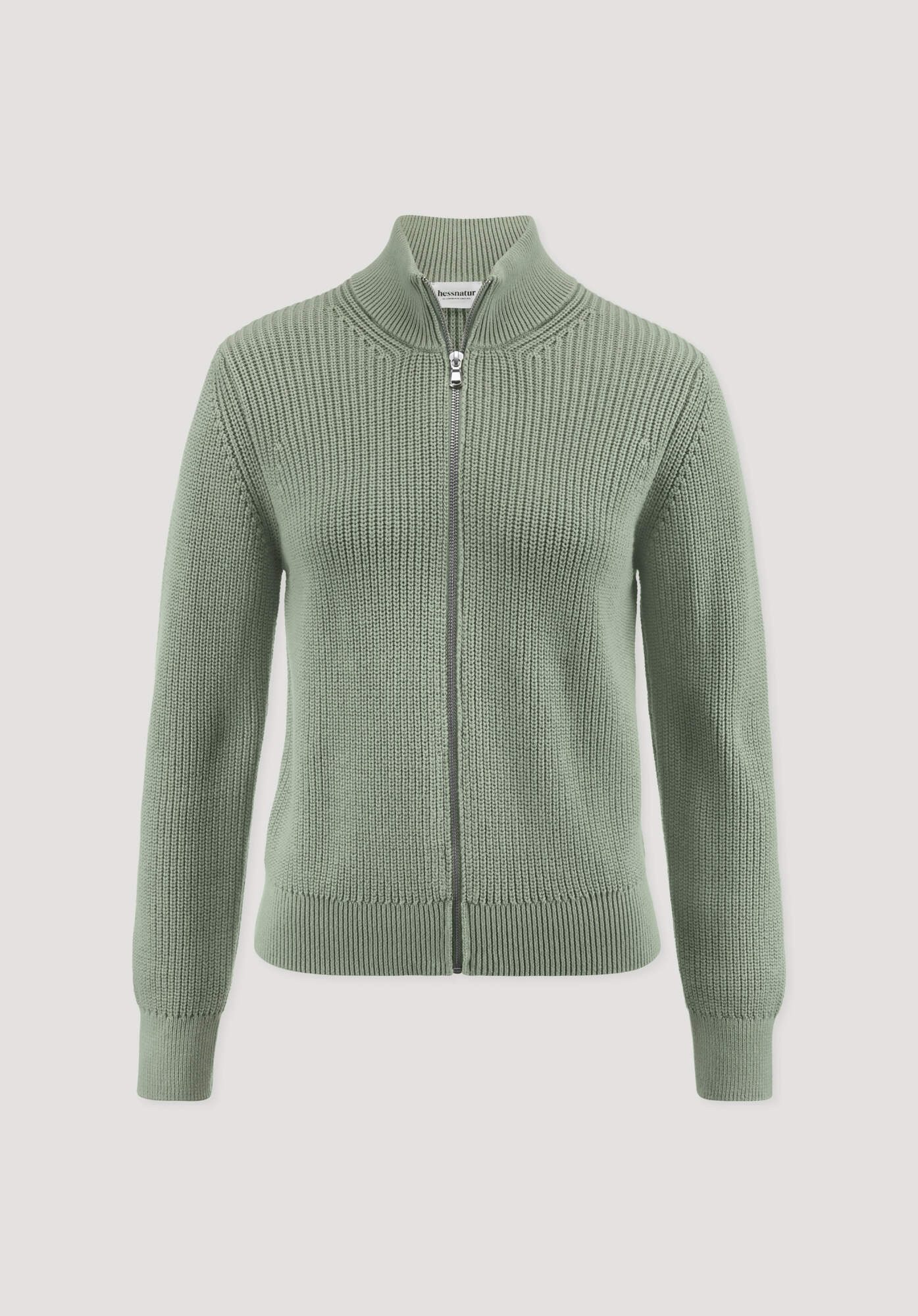 Hessnatur Strickjacke aus reiner Bio-Baumwolle (1-tlg)