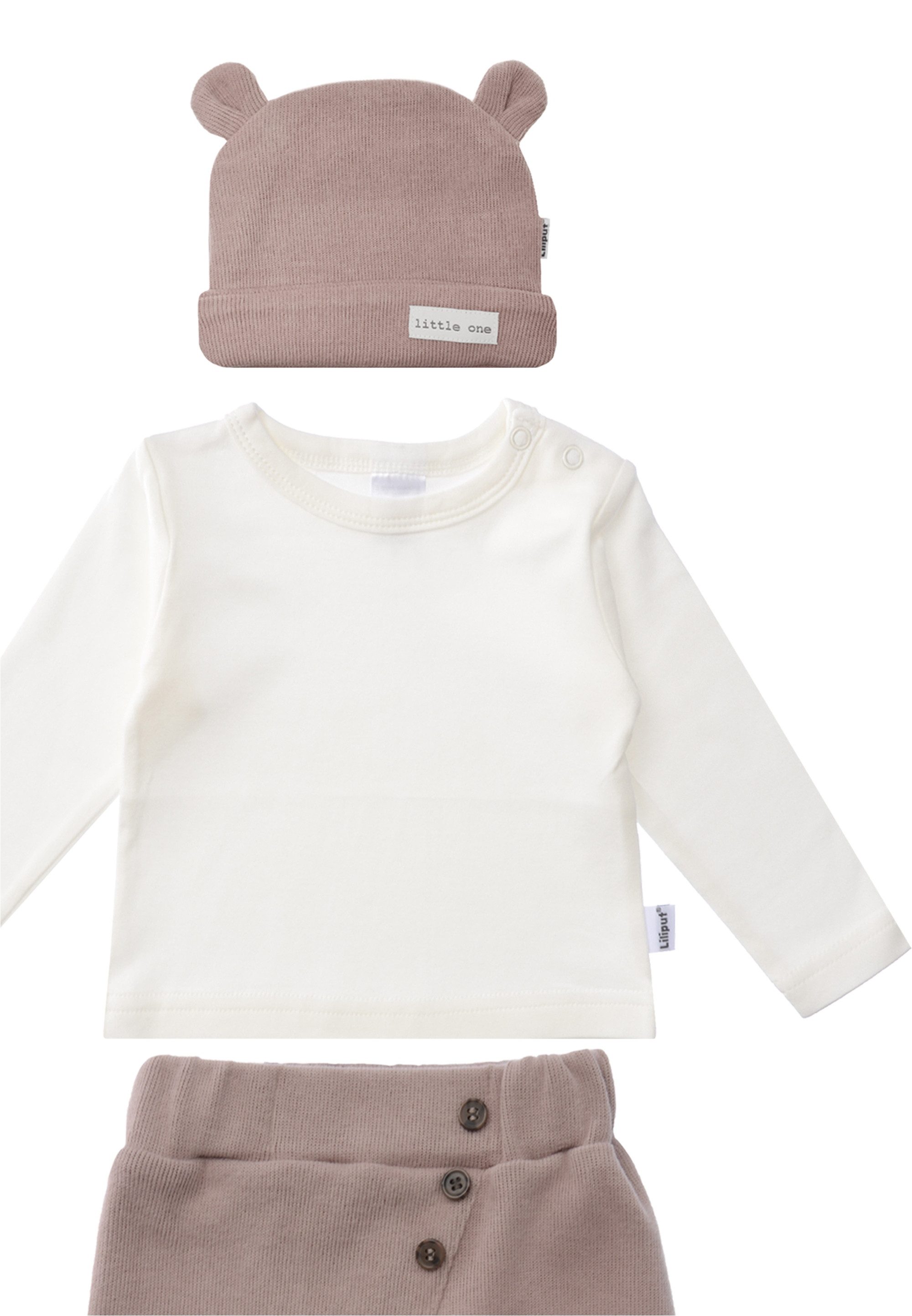 Liliput tracksuit (3-piece), consisting of trousers, hat and long-sleeved shirt