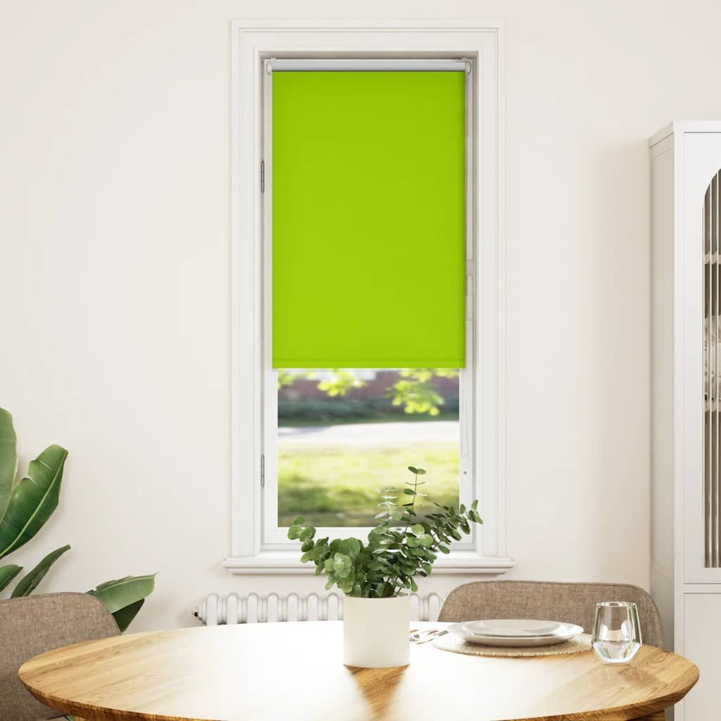 Rollo Verdunkelungsrollo Grün 40x175 cm Stoffbreite 35,7 cm Polyester, vidaXL